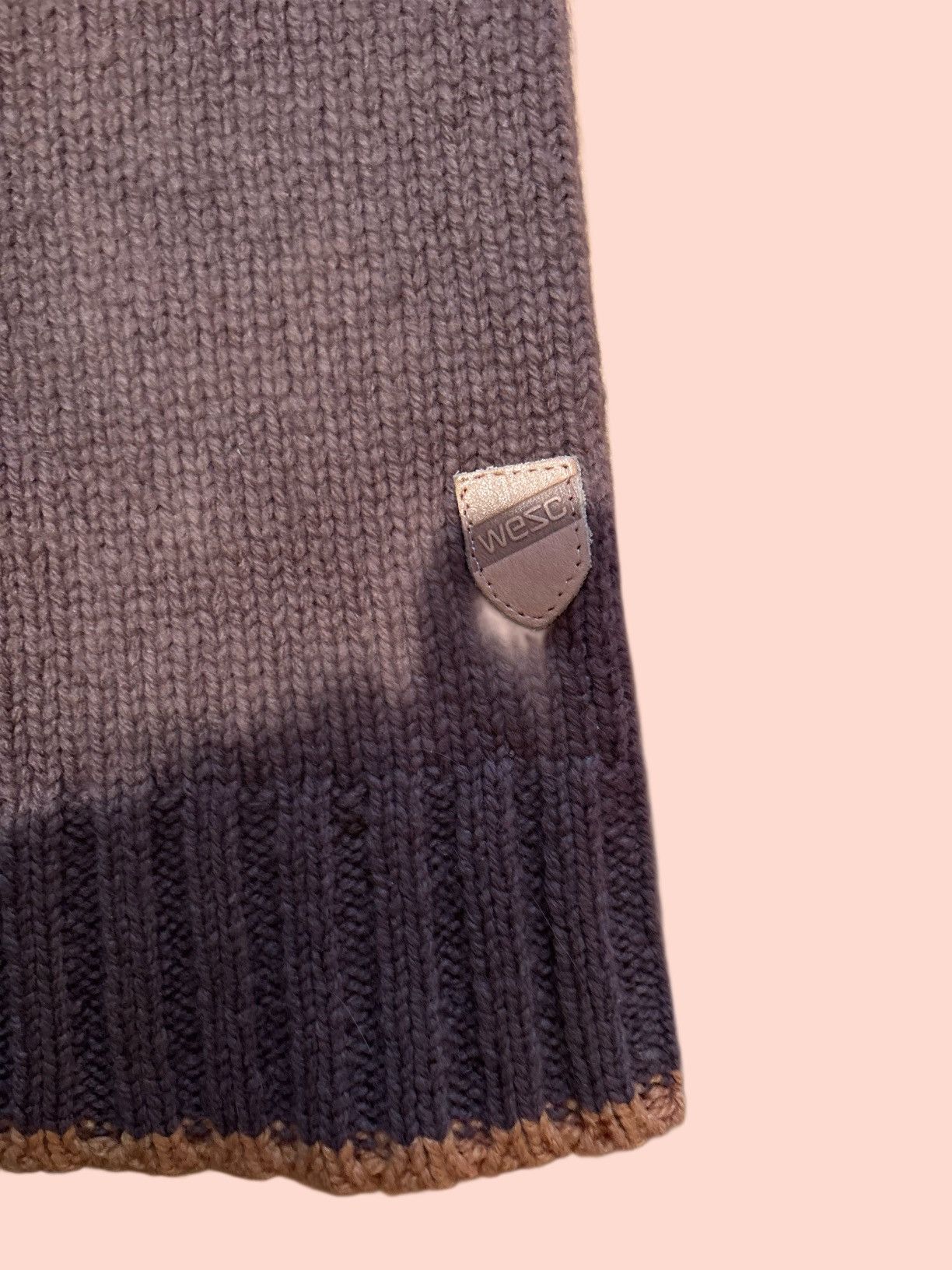 WeSC WeSc Early 2000s Full Zip Wool Sweater - Brown/Orange Size US M / EU 48-50 / 2 - 4 Thumbnail