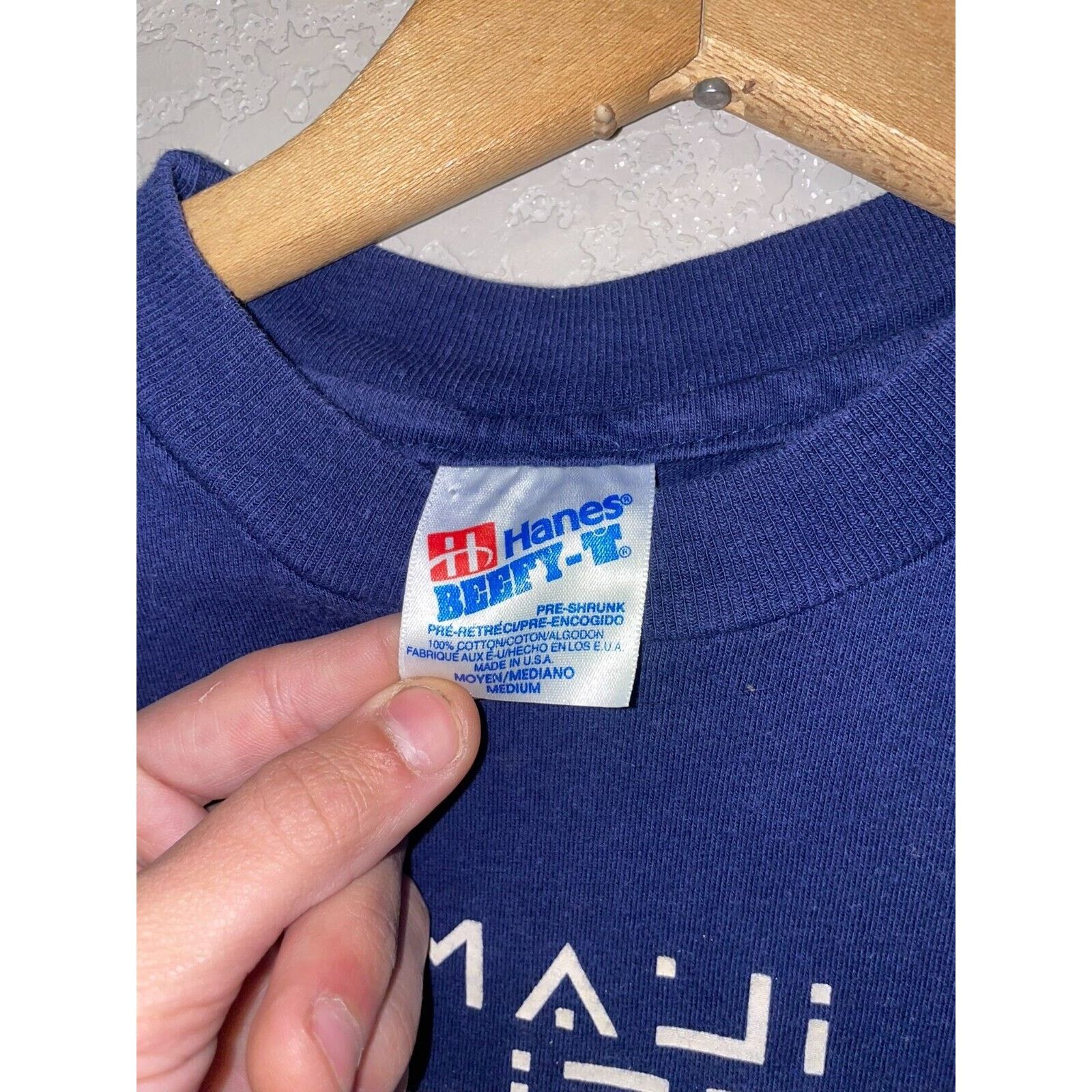 Hanes Vintage Maui Shirt Life Sandwear Beach Volleyball Tee 80s M Size US M / EU 48-50 / 2 - 6 Thumbnail