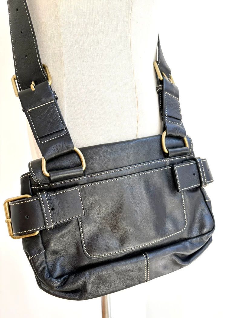 Vivienne Westwood Vivienne Westwood size os Black leather Saturn shoulder bag Size ONE SIZE - 4 Thumbnail