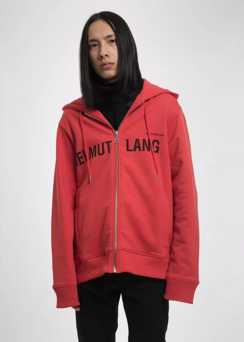 Helmut Lang HELMUT LANG Red slogan hoodie Size M / US 6-8 / IT 42-44 - 7 Thumbnail