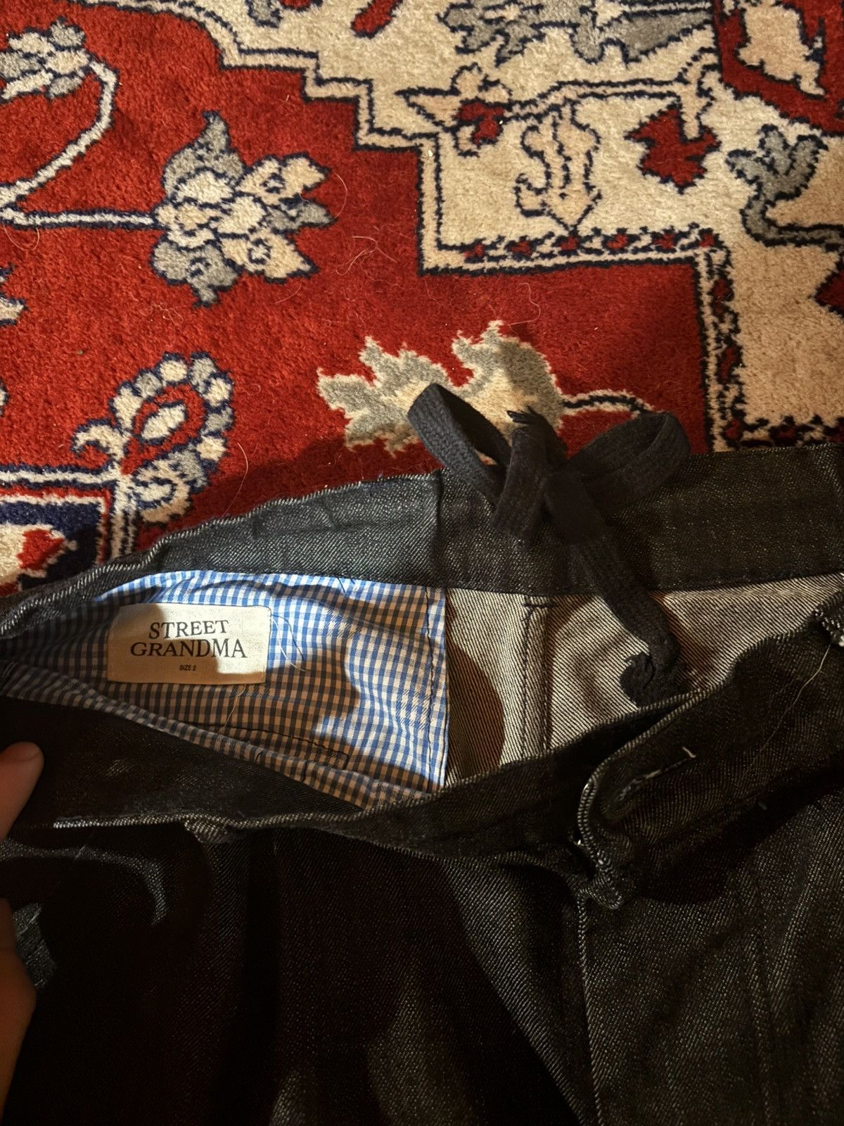 Other baggy raw denim jeans Size US 32 / EU 48 - 3 Thumbnail