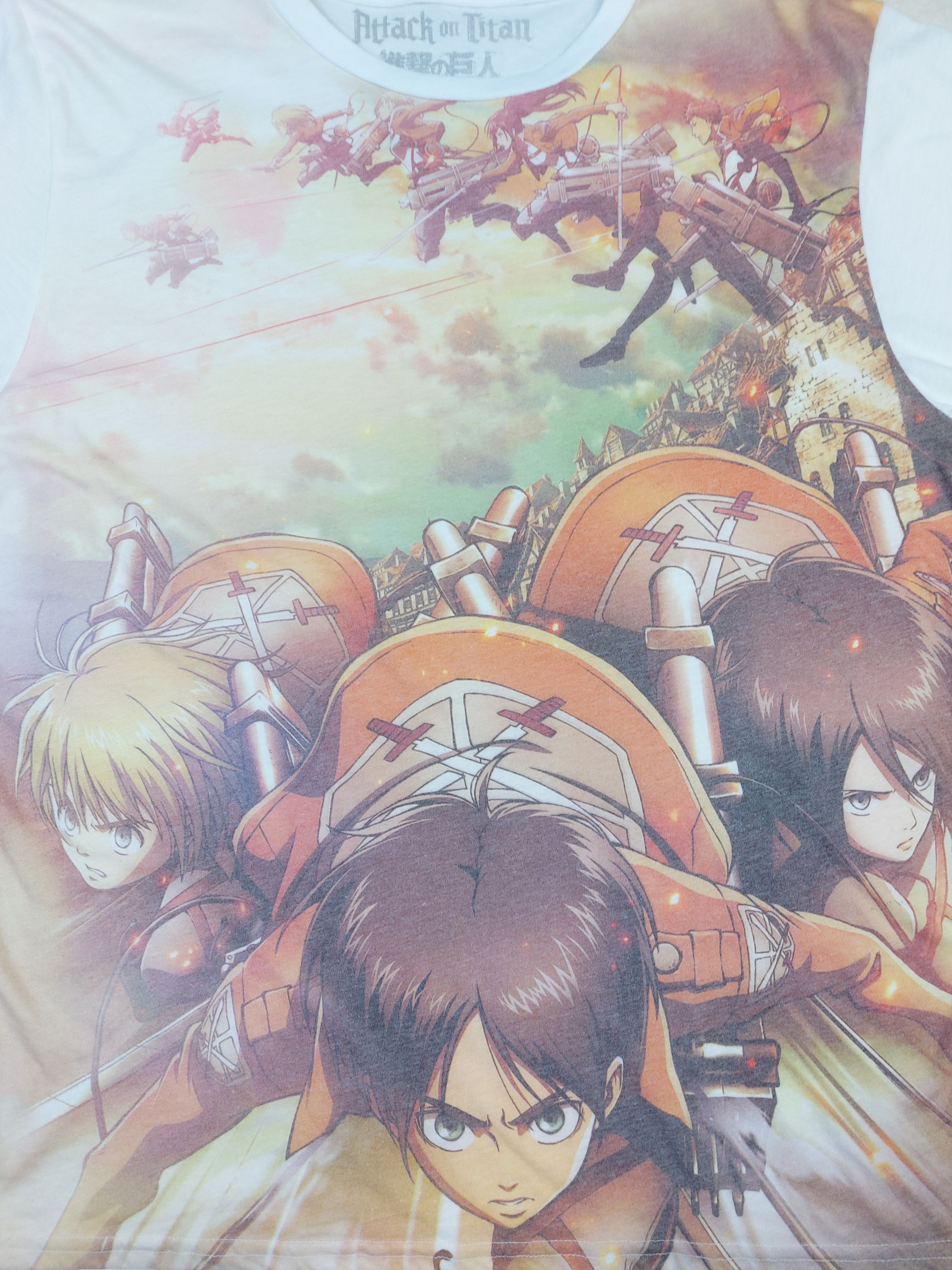 Anime × Ripple Junction Attack on Titan Anime RIPPLE JUNCTION AOP Made In USA TEE Size US L / EU 52-54 / 3 - 2 Thumbnail