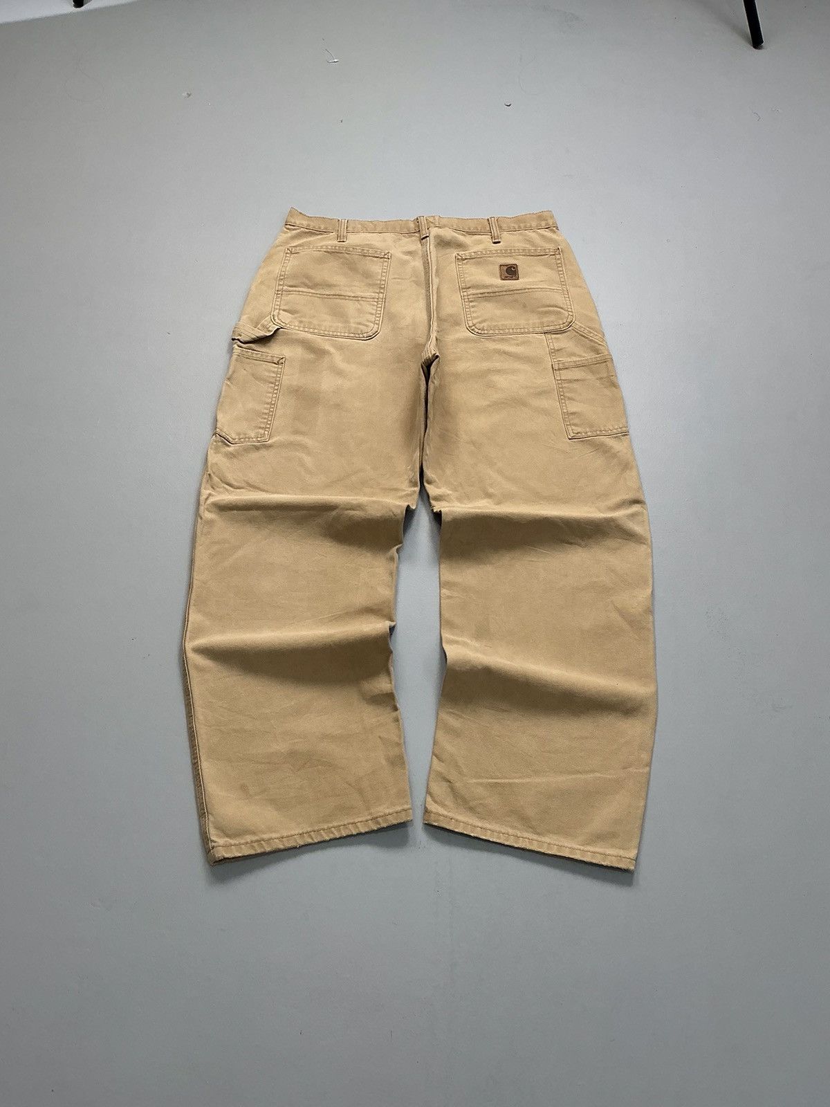 Carhartt Vintage Carhartt B11 BRN carpenter workwear denim Size US 36 / EU 52 - 2 Thumbnail