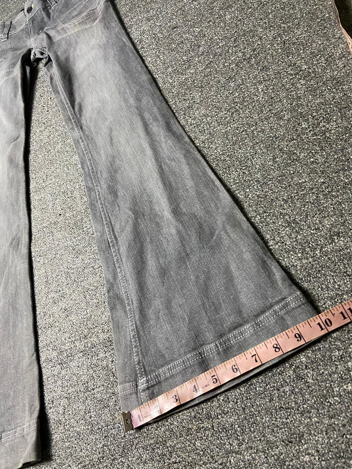 Japanese Brand Rouge Diamant Flare Wide Jeans (161) Size 25" / US 0 / IT 36 - 2 Thumbnail