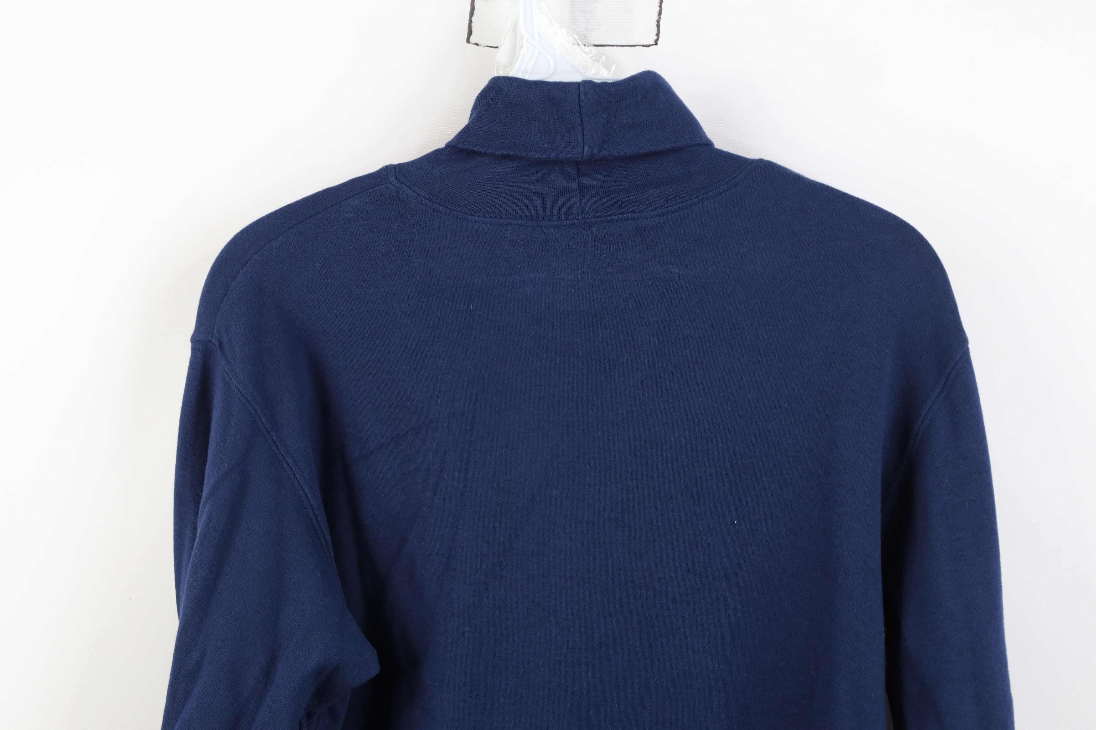 Vintage Vintage 90s Streetwear Blank Turtleneck Long Sleeve T-Shirt Size US M / EU 48-50 / 2 - 10 Thumbnail