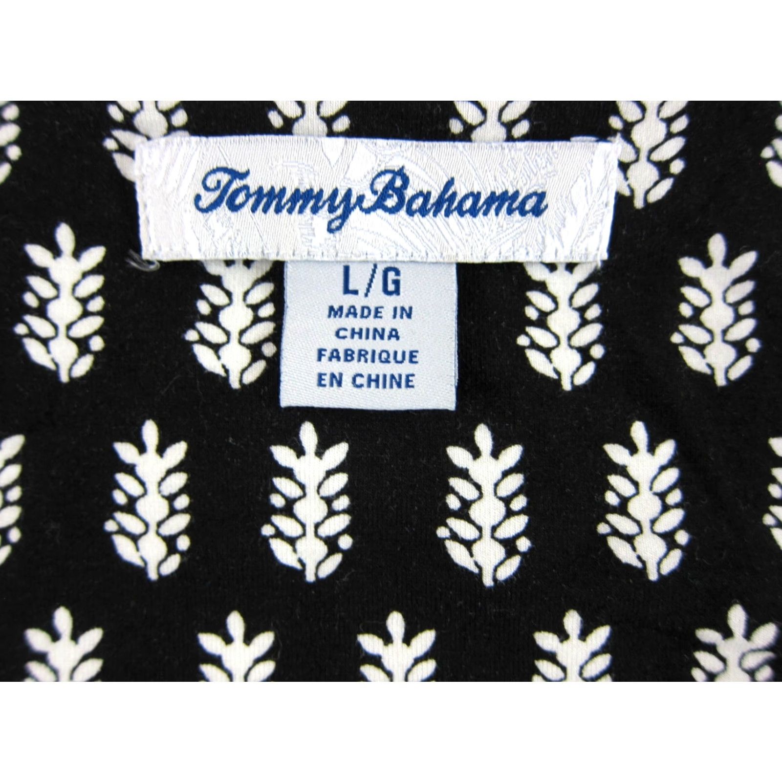 Tommy Bahama Tommy Bahama Dress Tank Maxi L Black Floral Abstract Rayon Stretch Sleeveless V-Neck Shift Sundress Womens 2000s Style Size L / US 10 / IT 46 - 3 Thumbnail