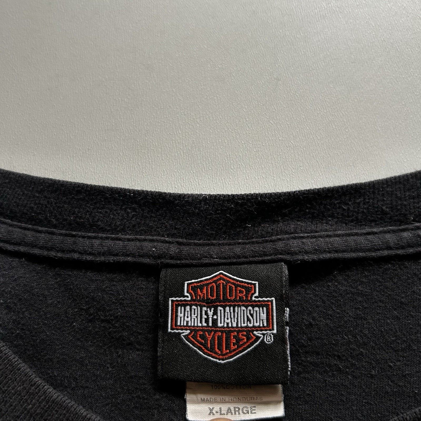 Harley Davidson × Vintage Vintage Harley Davidson Pocket T-Shirt XL Faded Y2K Art Rare Size US XL / EU 56 / 4 - 5 Thumbnail