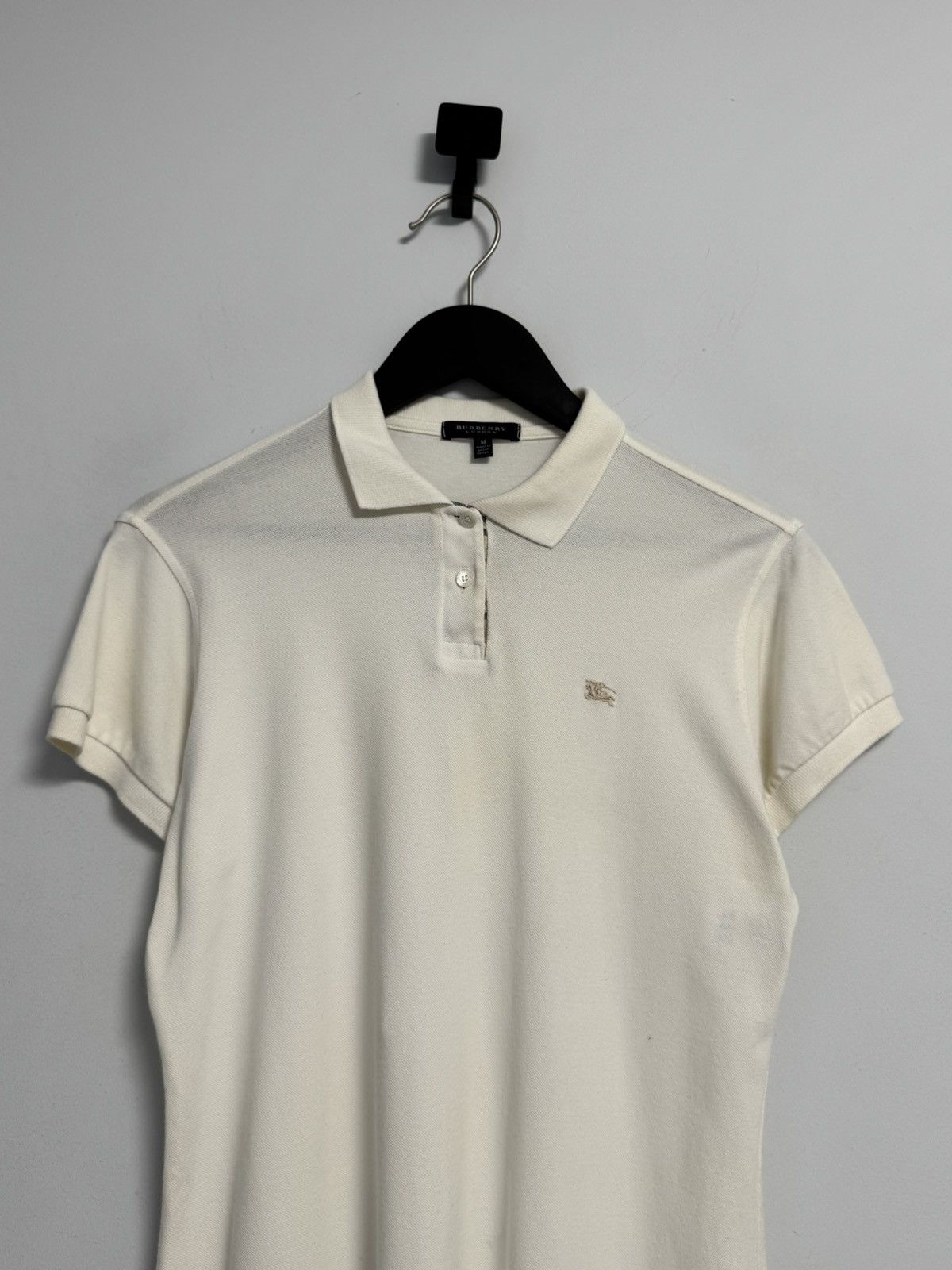 Burberry Burberry Women’s Ivory Polo Shirt Dress – Short Sleeve Size M / US 6-8 / IT 42-44 - 2 Thumbnail