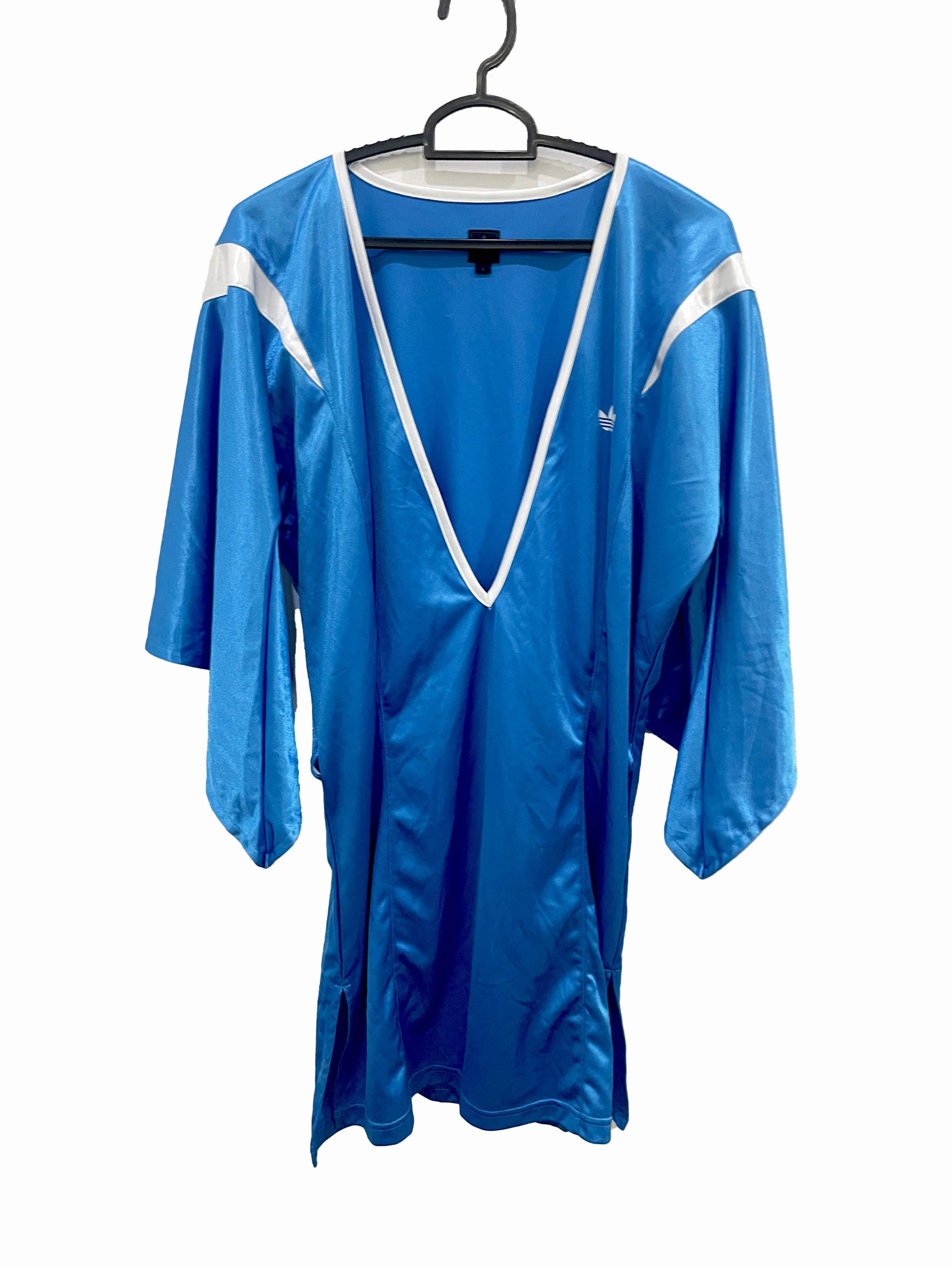 Adidas × Vintage Adidas Deep V Dress Size S / US 4 / IT 40 - 1 Thumbnail