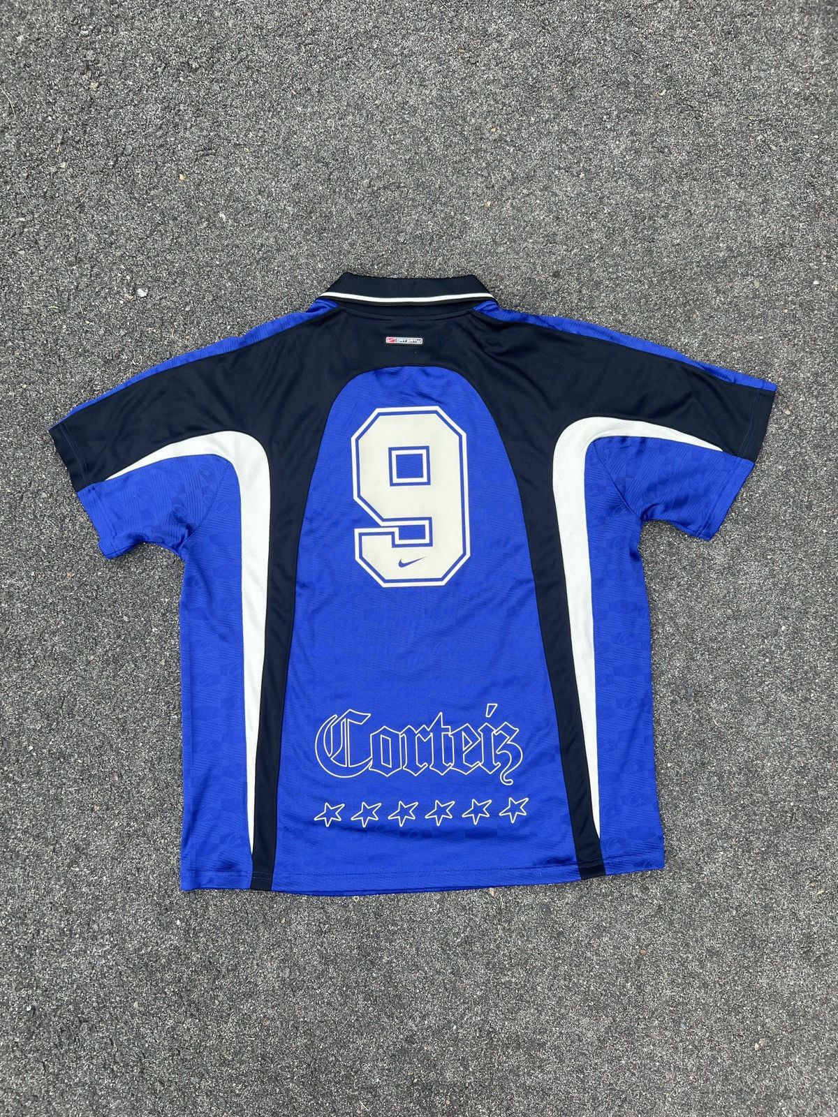 Corteiz Alcatraz Football Jersey Navy Men's - FW24 - US