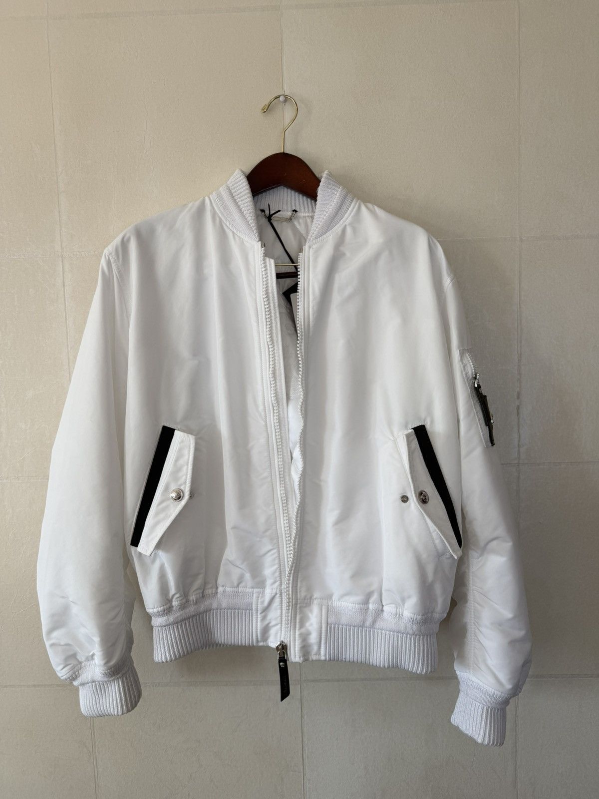 Versace Versace Zodiac Patch Bomber Jacket F16 NWT Size US L / EU 52-54 / 3 - 2 Thumbnail