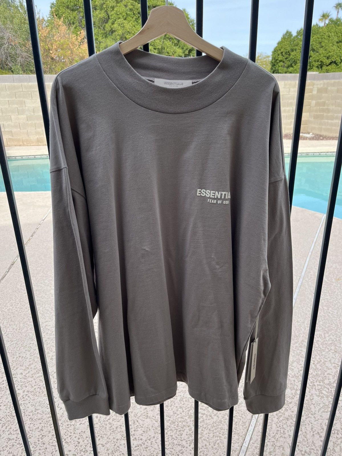 Essentials Fear Of God Long Sleeve | Grailed