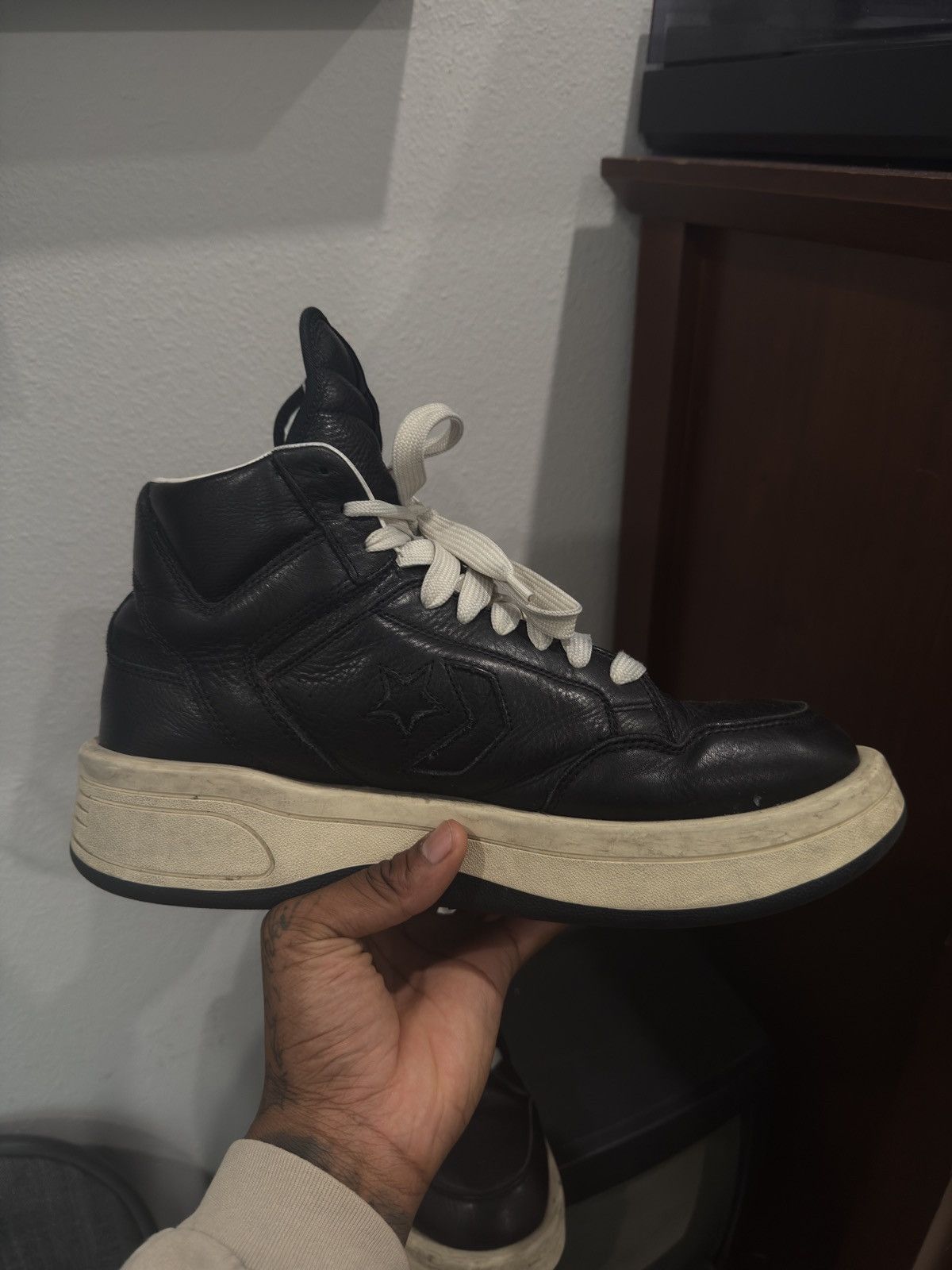 Converse × Rick Owens Drkshdw Rick Owens DRKSHDW x Converse TURBOWPN Size US 11.5 / EU 44-45 - 10 Thumbnail