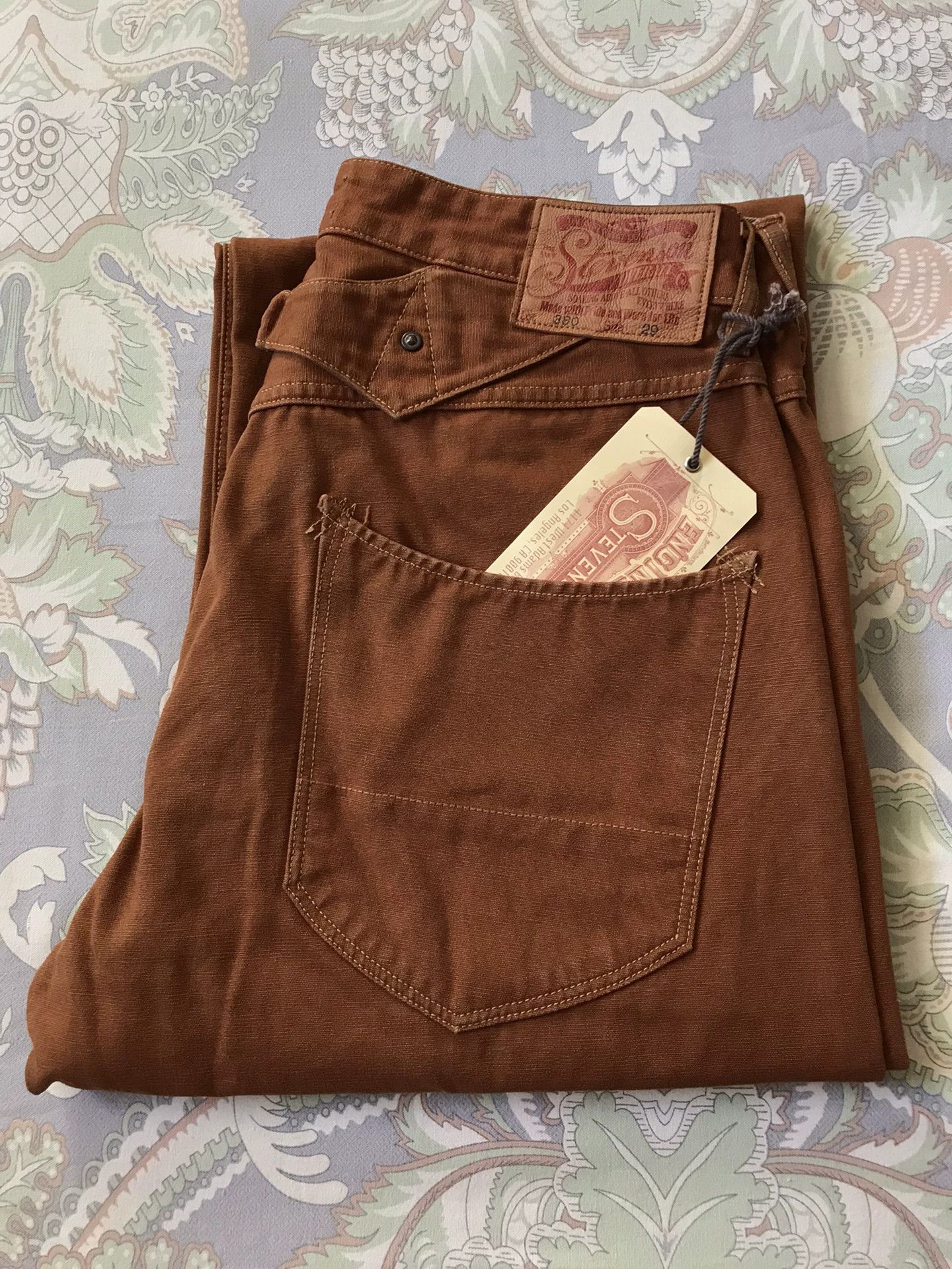 Stevenson Overall Co. Stevenson Overall 380 Brick Red Canvas Pants Size US 29 - 1 Thumbnail