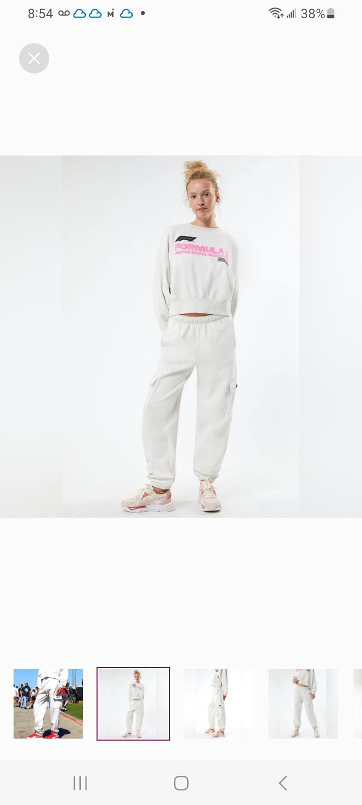 Formula 1 Formula 1 x PacSun Eco Cargo Sweatpants Size 32" / US 10 / IT 46 - 2 Thumbnail