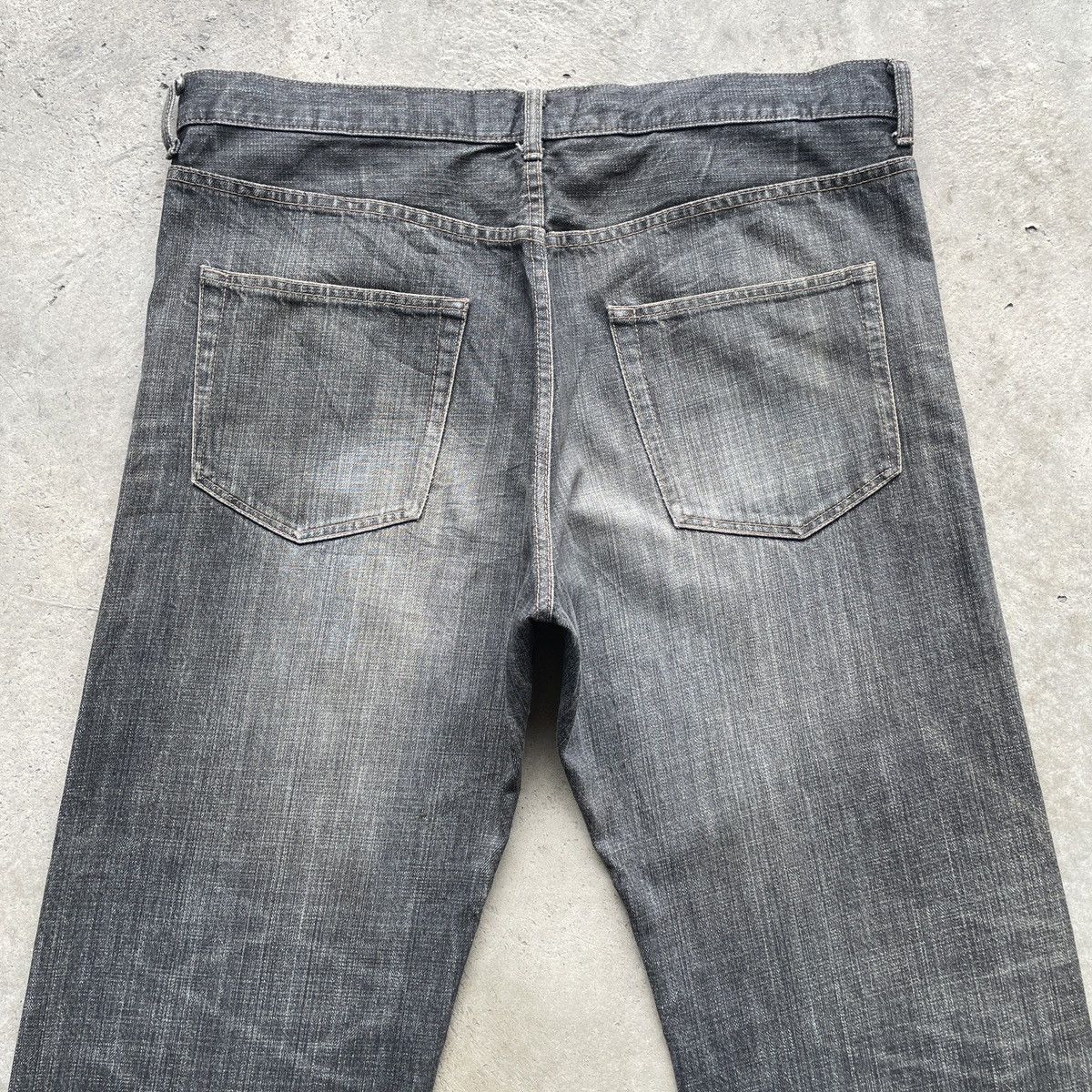 Japanese Brand W39x30💥 Vintage Villand Japan Black Faded Denim Jeans Pants Size US 39 - 8 Thumbnail