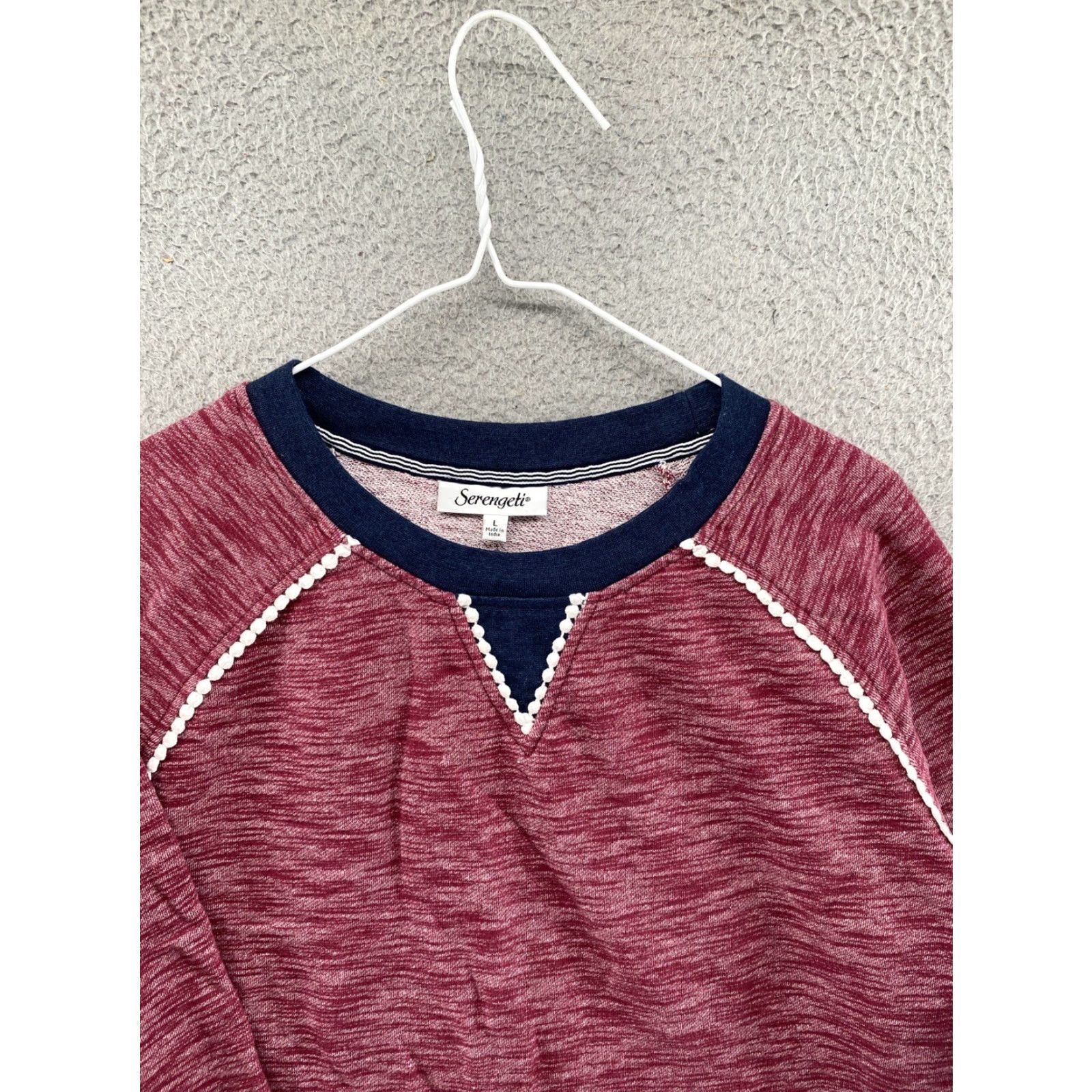 Vintage Womens Serengeti Pullover Crewneck Sweatshirt in Size Large Size L / US 10 / IT 46 - 2 Thumbnail