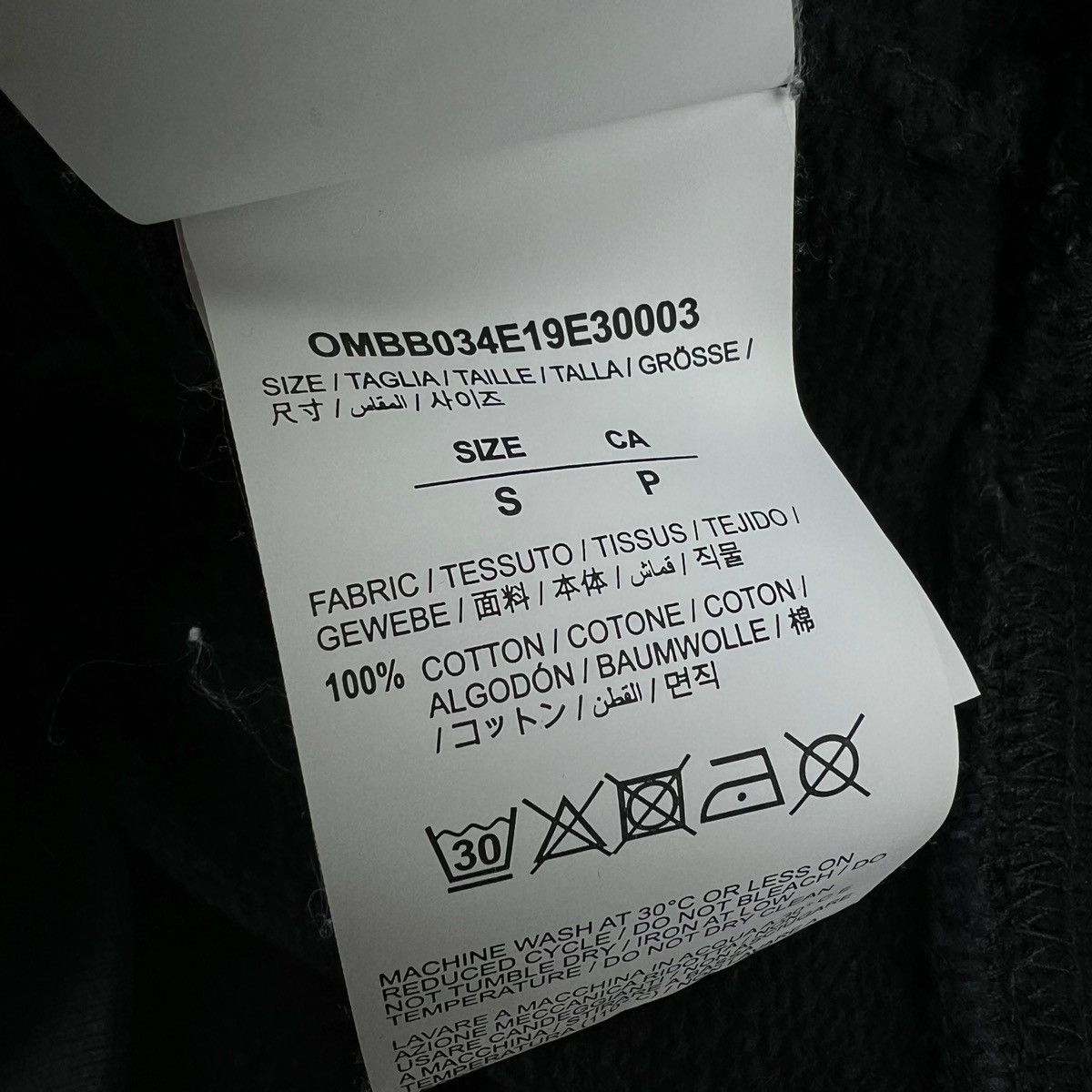 Off-White Off-White Unfinished Arrows Black Hoodie Size US S / EU 44-46 / 1 - 6 Thumbnail