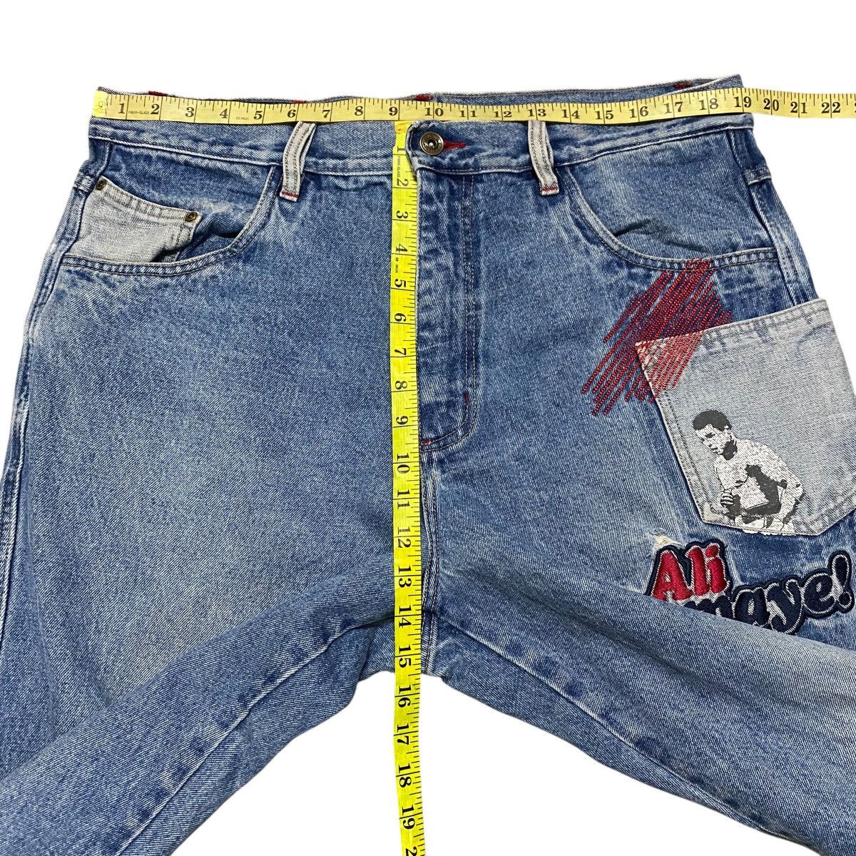Fubu Vintage FUBU ALI BOMAYE Denim Baggy Jeans Size US 38 / EU 54 - 19 Thumbnail