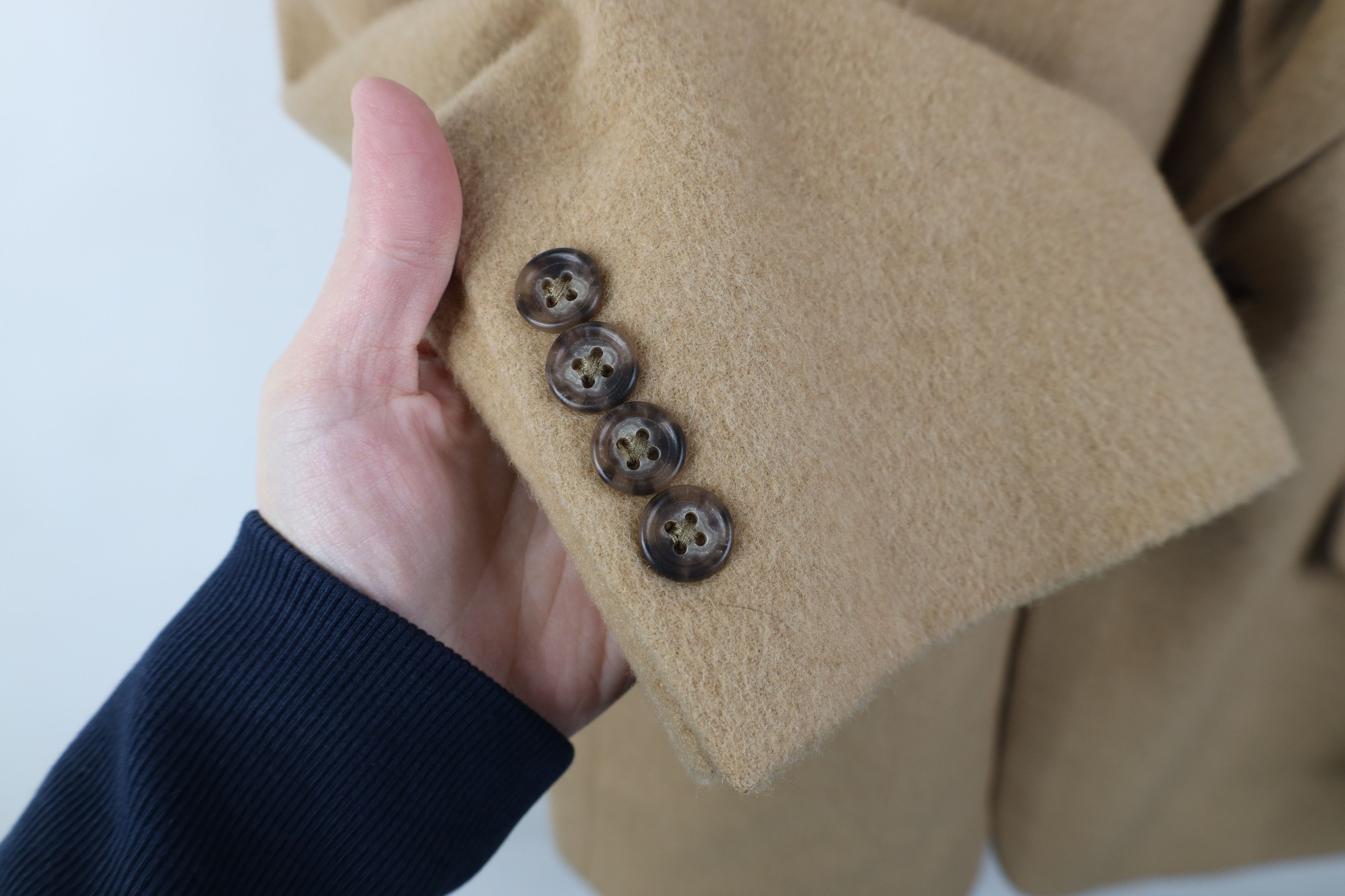 Jos. A. Bank Jos A Bank Camel Hair Suit Coat Blazer Jacket Beige Brown Size US XXL / EU 58 / 5 - 6 Thumbnail