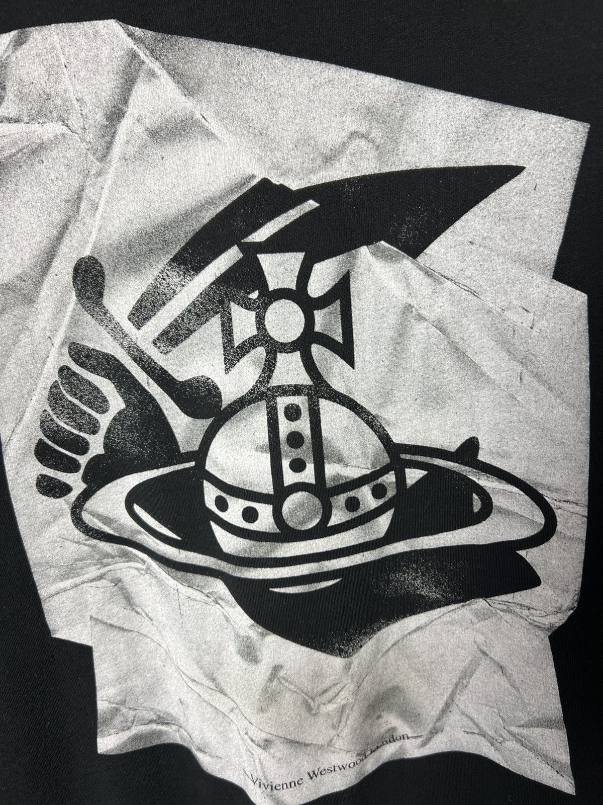 Vivienne Westwood Vivienne Westwood x Anglomania CHAOS Big Logo Orb Tee Size L Size US L / EU 52-54 / 3 - 6 Thumbnail