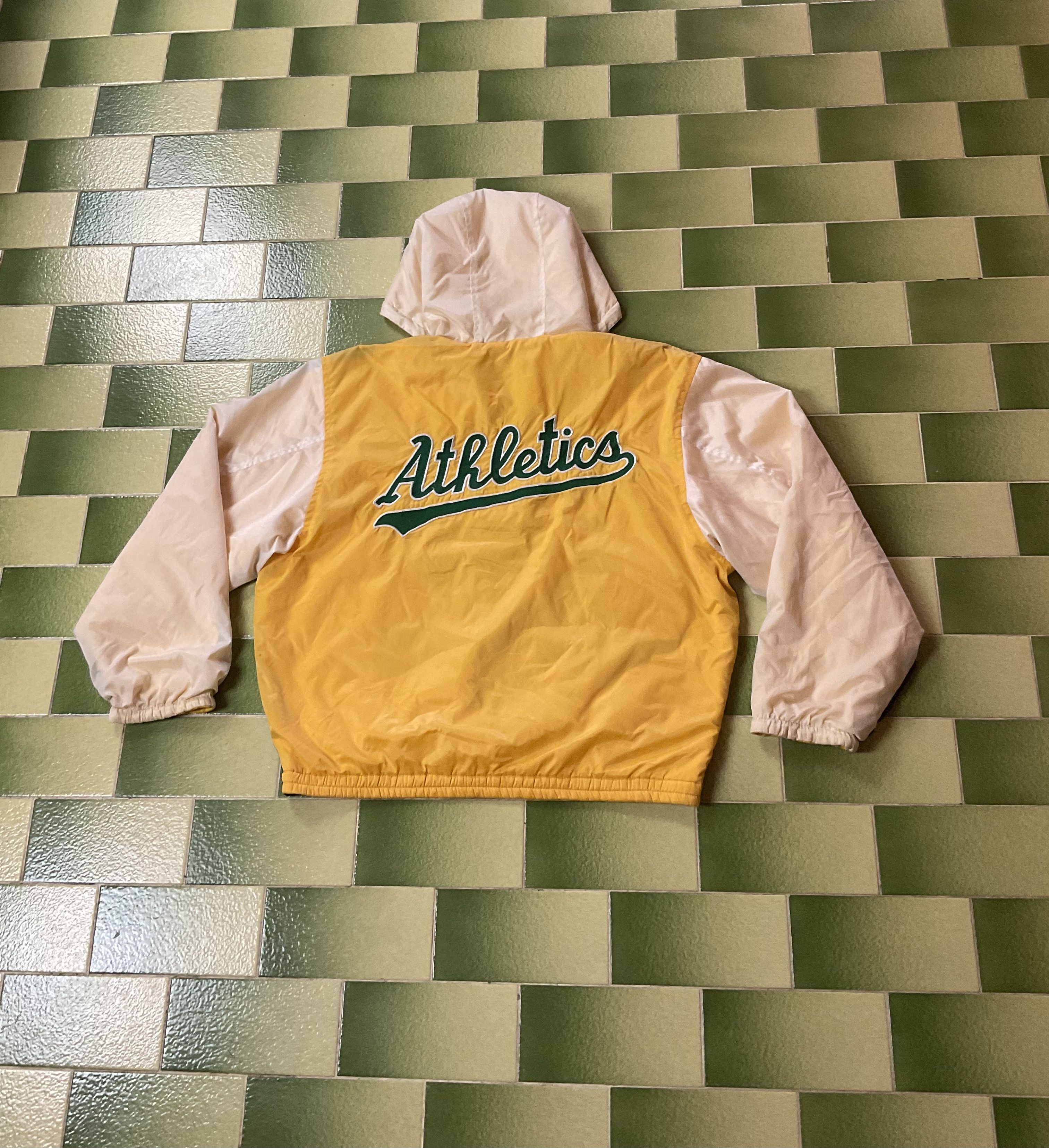MLB Reversible MLB Oakland Athletics Hoodie Jacket Stitched Size US M / EU 48-50 / 2 - 2 Thumbnail