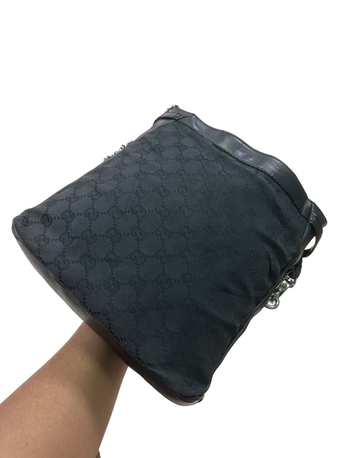 Gucci × Vintage AUTHENTIC VINTAGE GUCCI GG BRAIDED STRAP SHOULDER BAG Size ONE SIZE - 13 Thumbnail