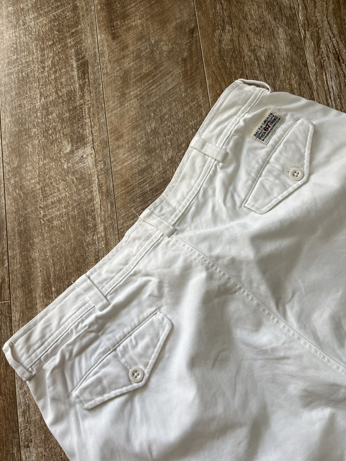 Vintage Vintage Polo Ralph Lauren Cargo Denim Shorts Size US 38 / EU 54 - 7 Thumbnail