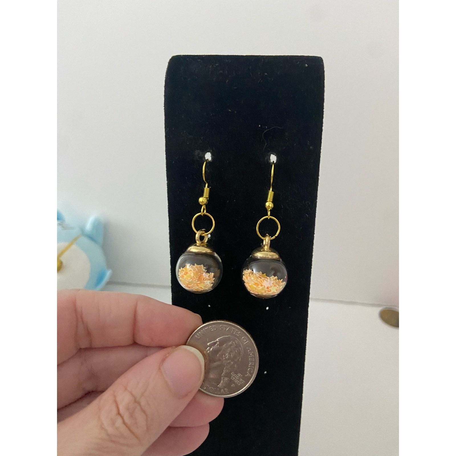 Handmade snow globe earrings Size ONE SIZE - 2 Thumbnail