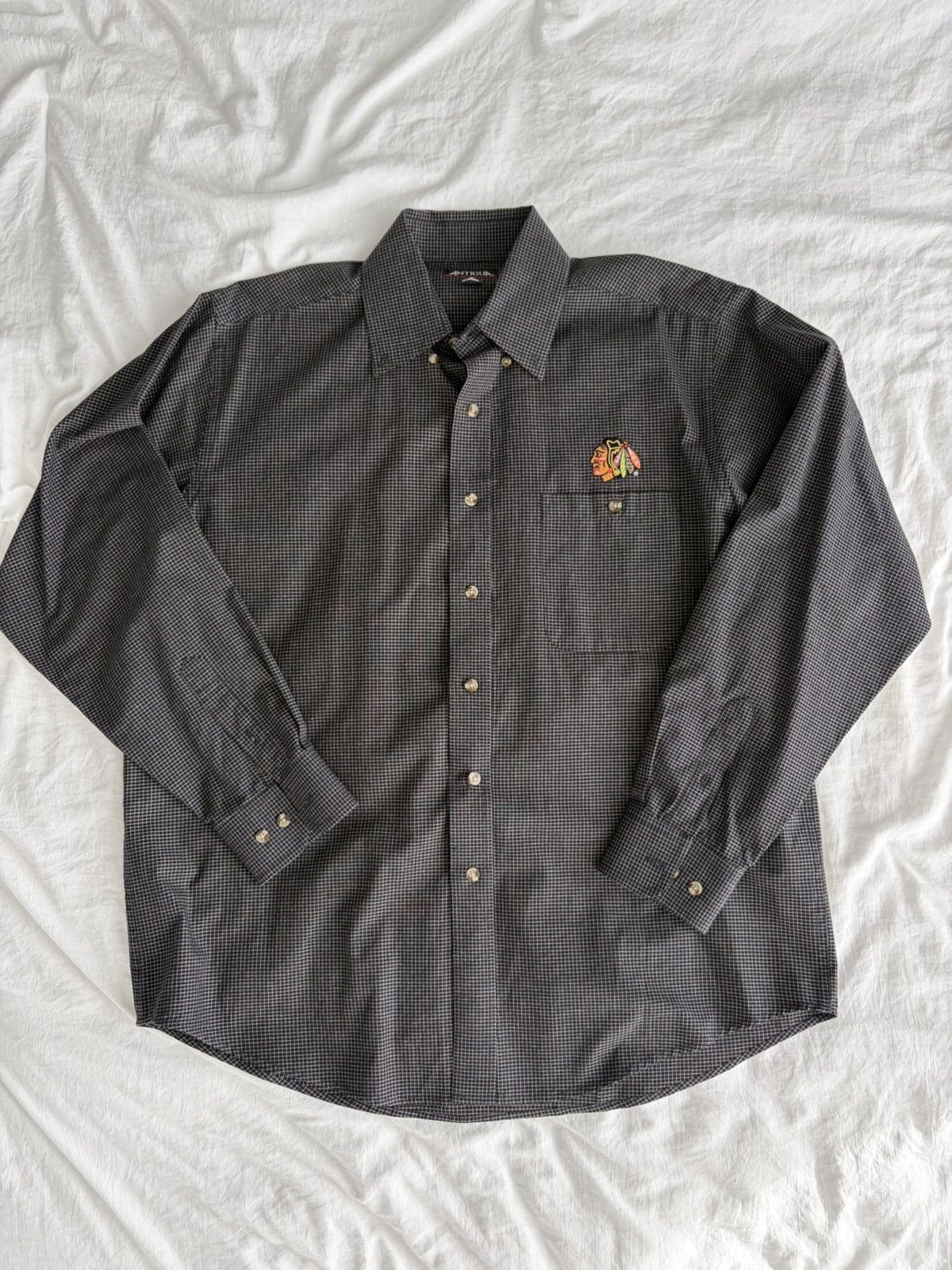 Antigua Blackhawks Antigua Button up Size US M / EU 48-50 / 2 - 1 Thumbnail