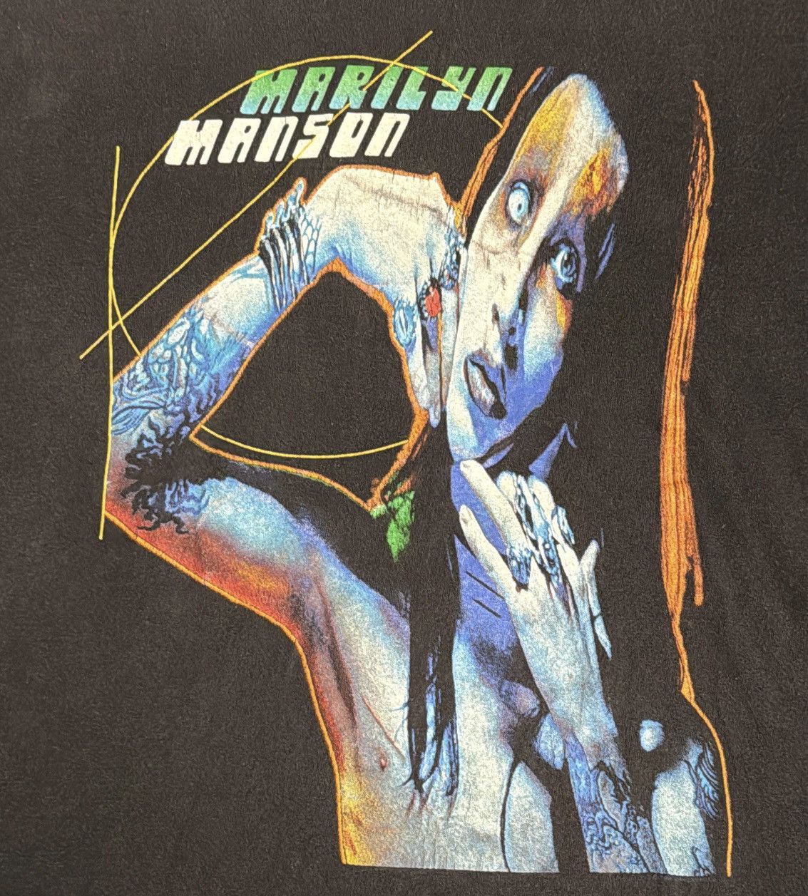 Marilyn Manson Vintage 1998 Marilyn Manson T-shirt Size US XL / EU 56 / 4 - 2 Thumbnail