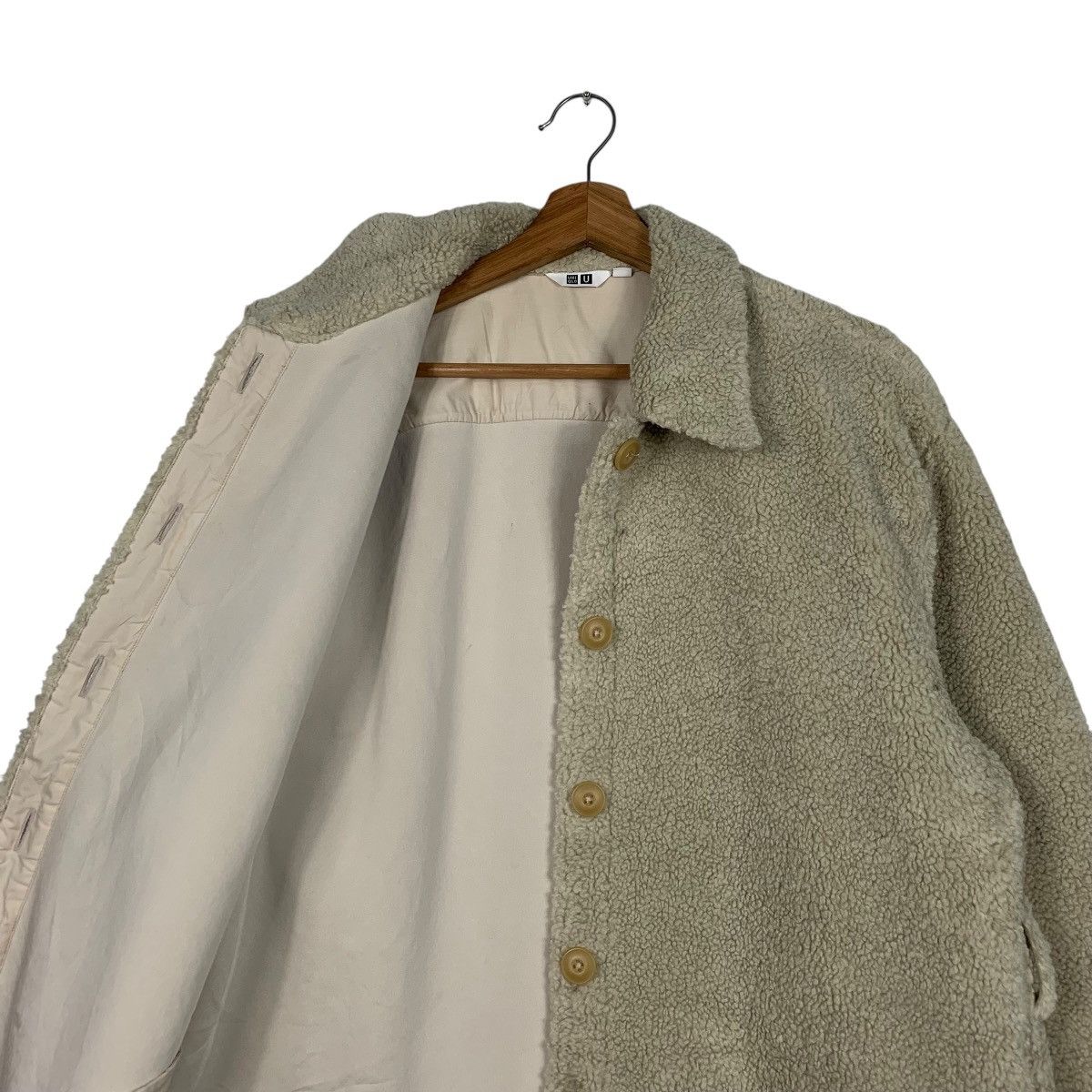 Lemaire × Uniqlo Uniqlo U Lemaire Sherpa Jacket Size L / US 10 / IT 46 - 10 Thumbnail