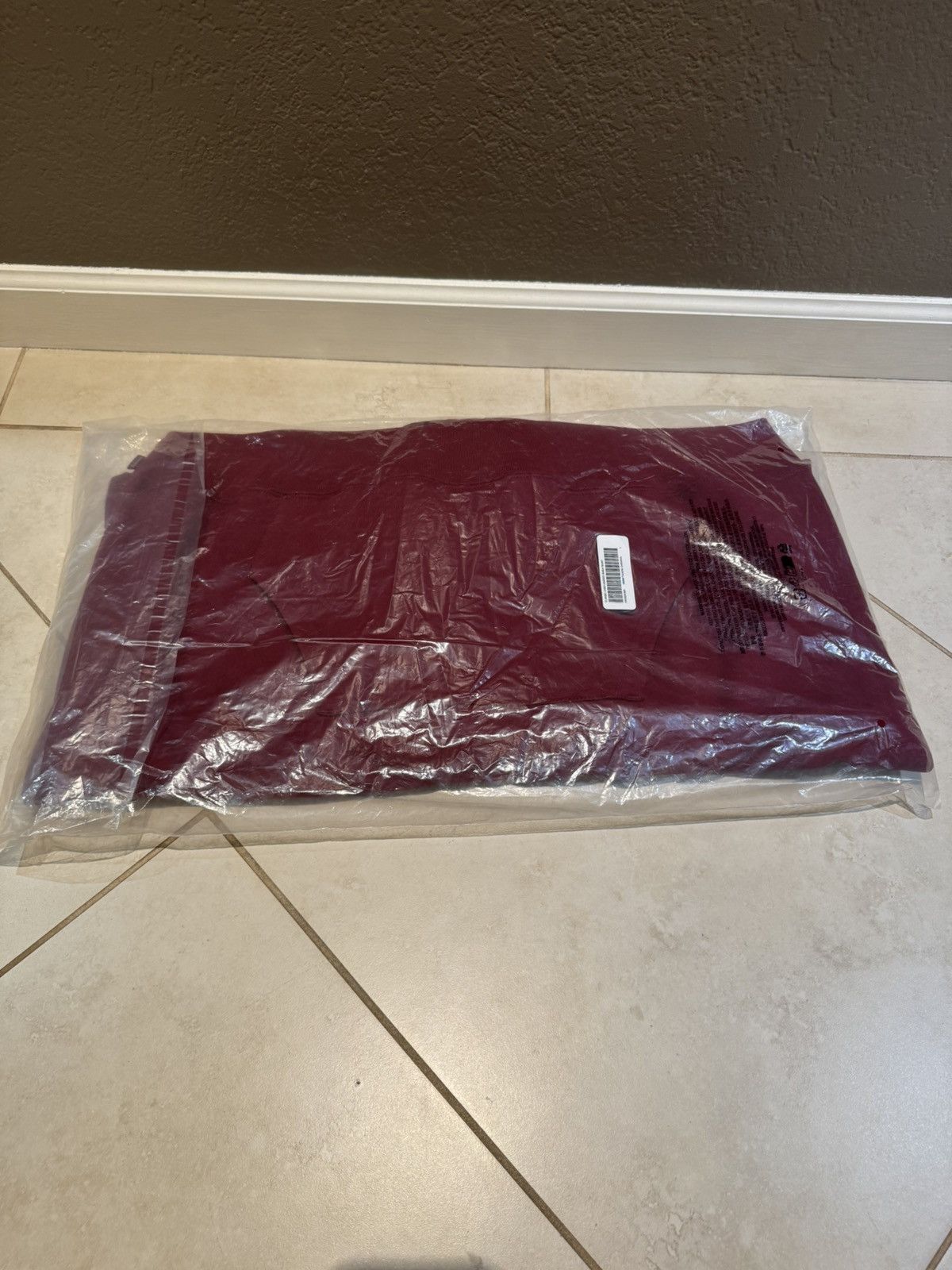 Supreme San Francisco SF Classic Logo Shop Hoodie Burgundy
