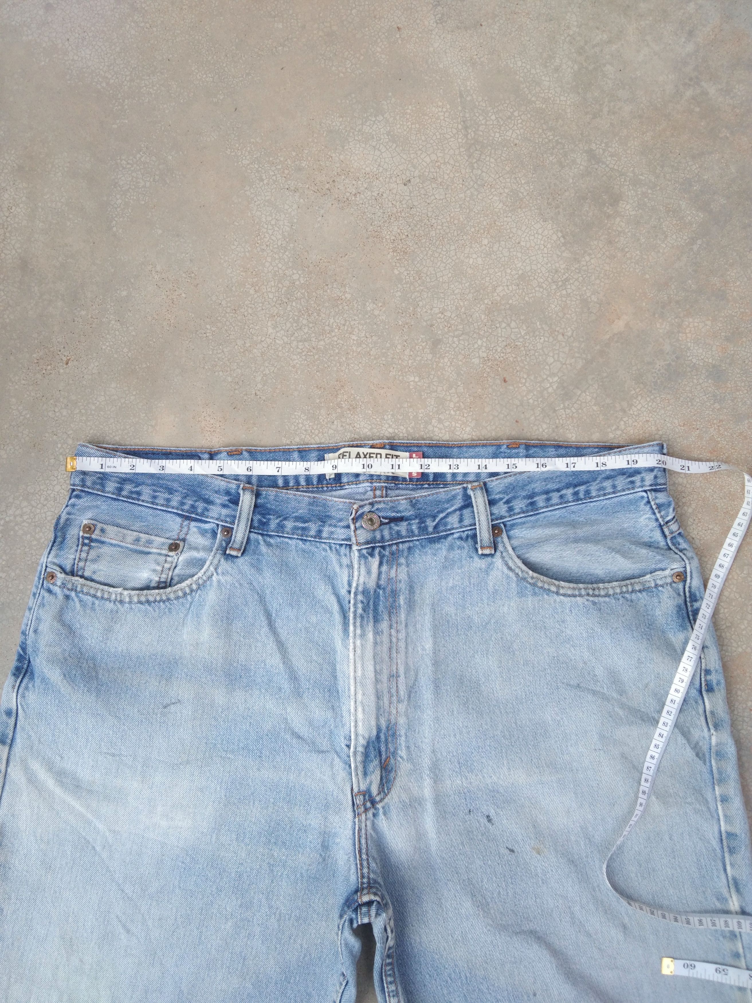 Levi's Vintage Levi's Jeans 550 Relaxed Distressed Denim 40x32 Size US 40 / EU 56 - 7 Thumbnail