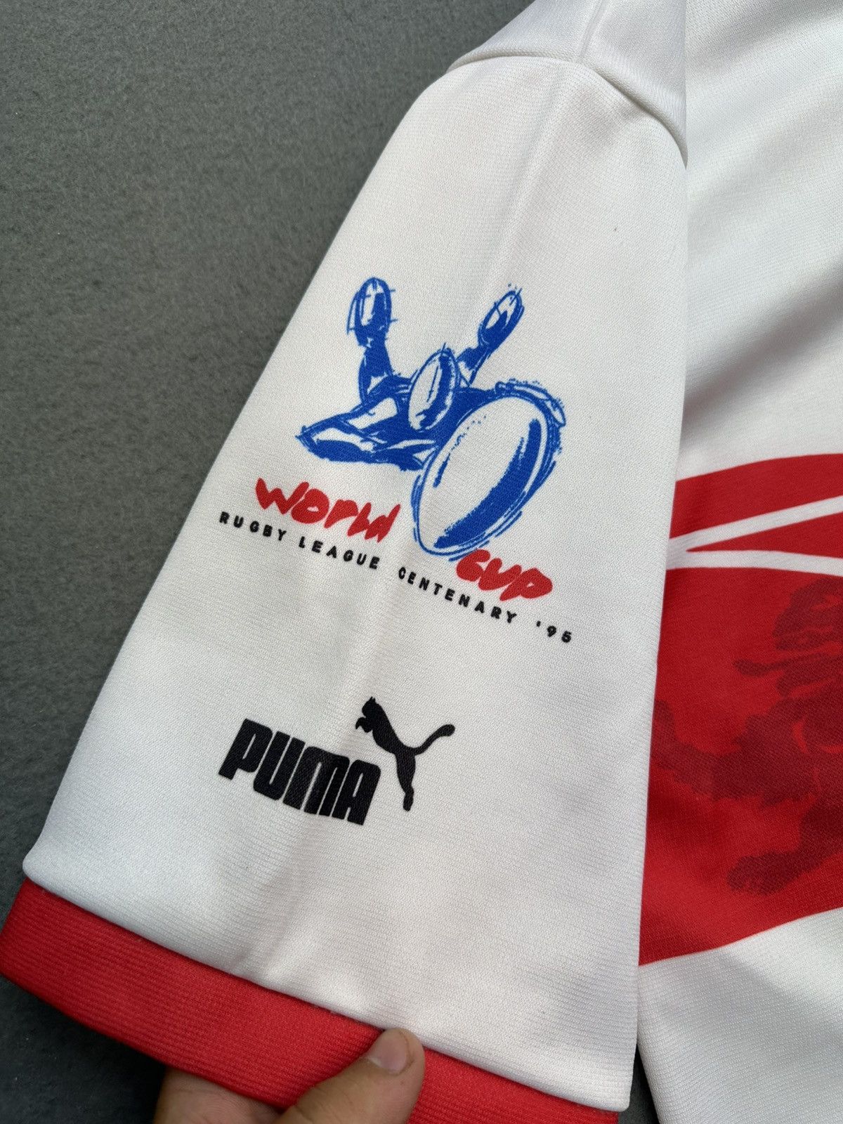Puma Puma England rugby jersey 90s vintage XL original perfect Size US XL / EU 56 / 4 - 7 Thumbnail