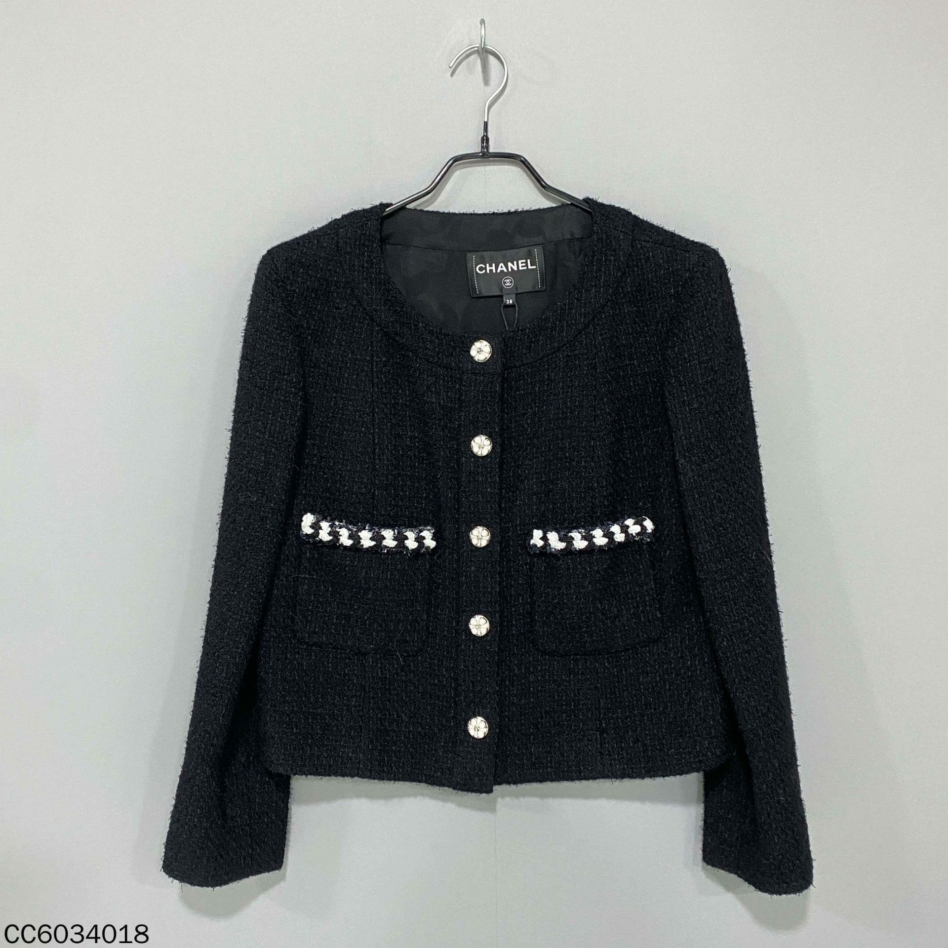 Chanel Chanel Knit Black Jacket it_38 Women Size XS / US 0-2 / IT 36-38 - 1 Thumbnail