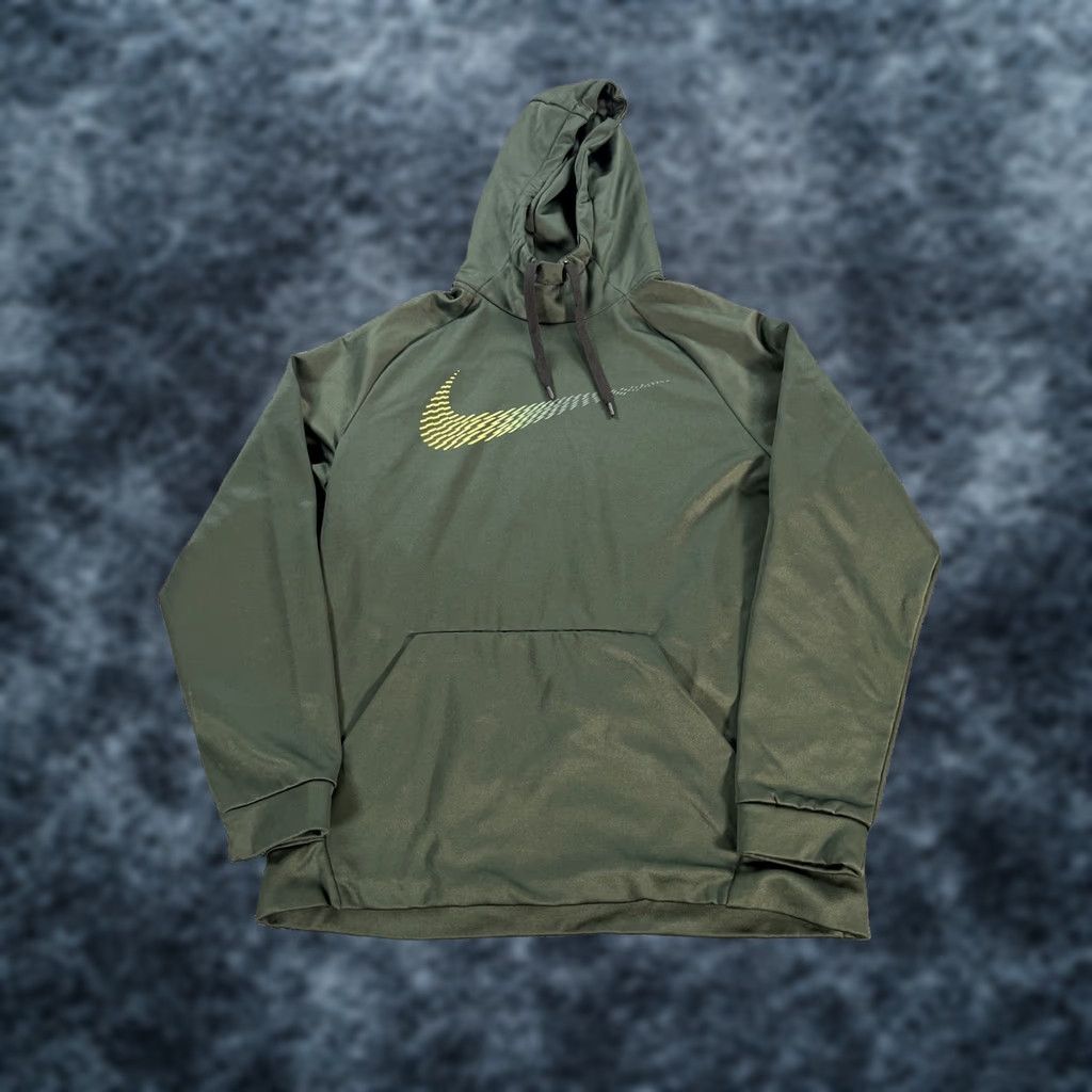 Nike Nike Hoodie Mens L Green Full Zip Hooded Dri Fit 860465-010 Gym Sportswear Size US L / EU 52-54 / 3 - 1 Thumbnail