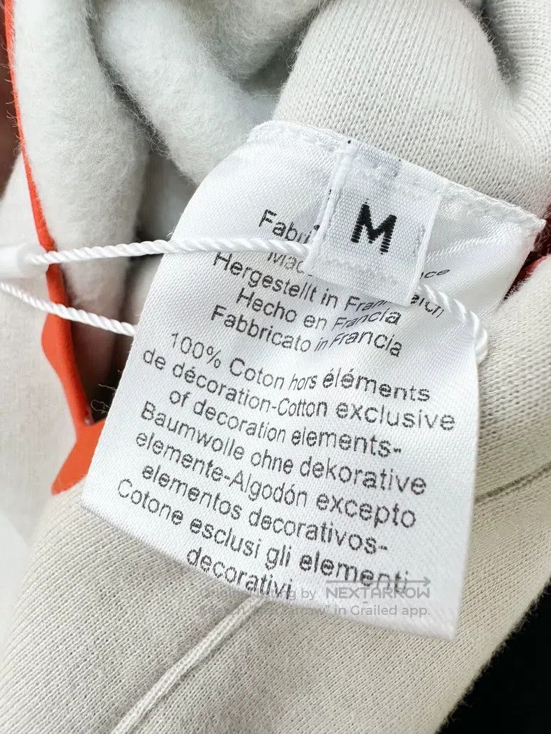 Hermes Hermes Cement Grey M Size Hooded Fleece Sweatshirt Size M / US 6-8 / IT 42-44 - 6 Thumbnail