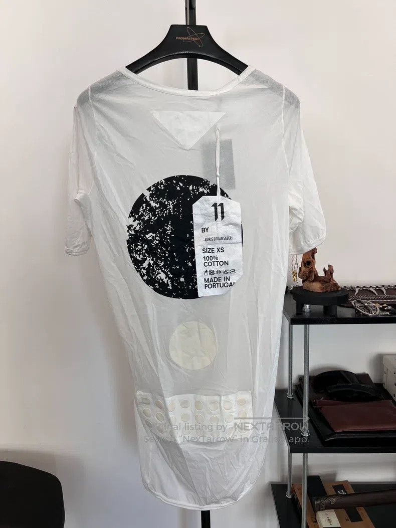 Boris Bidjan Saberi Boris Bidjan Saberi Cotton Rubber Print Short Sleeve T-Shi Size US XS / EU 42 / 0 - 1 Thumbnail
