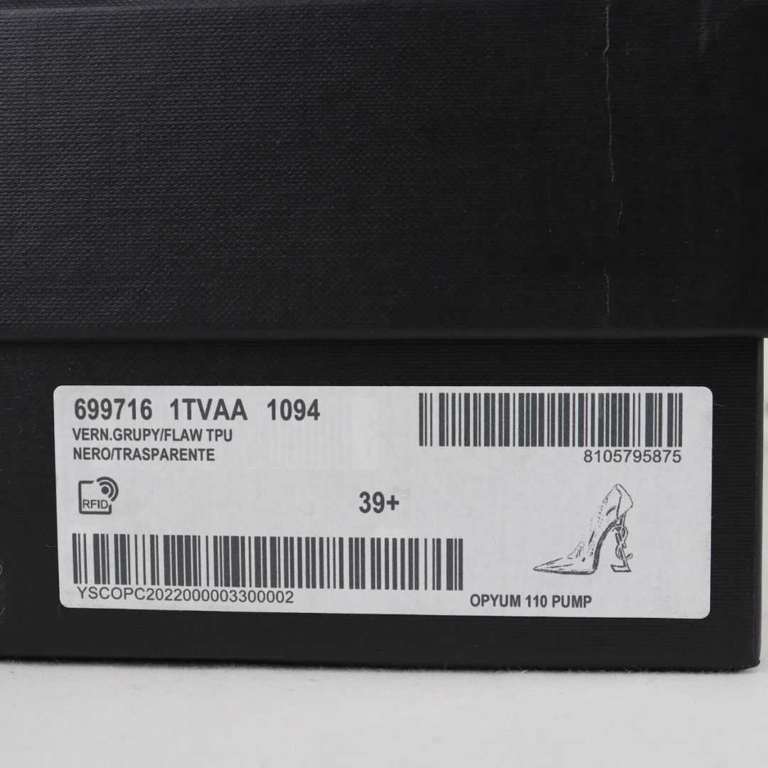 Saint Laurent Paris o1rshd1 Opyum 110 Pump in Nero/Transparent Size US 9.5 / IT 39.5 - 11 Thumbnail