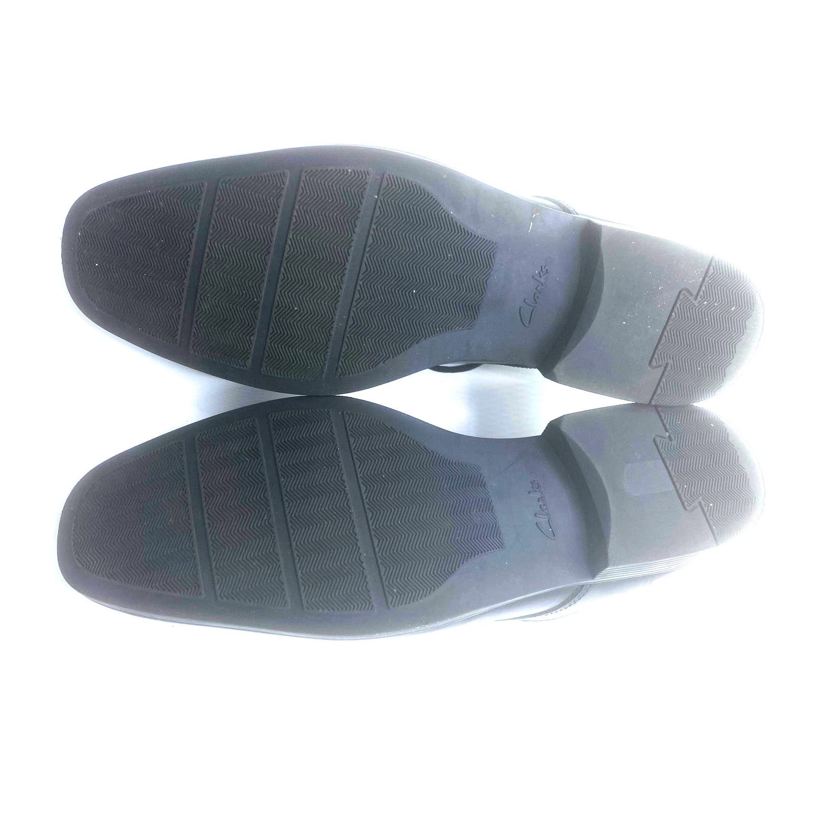 Clarks Clarks Tilden Plain II Mens Shoes 11.5W Wide Black Leather Size US 11.5 / EU 44-45 - 9 Thumbnail