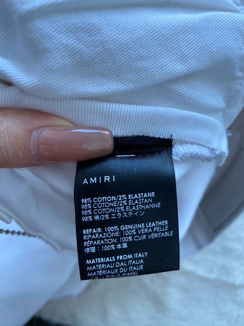 Amiri Amiri White mx2 jeans 2501-Nextarrow Size US 30 / EU 46 - 4 Thumbnail