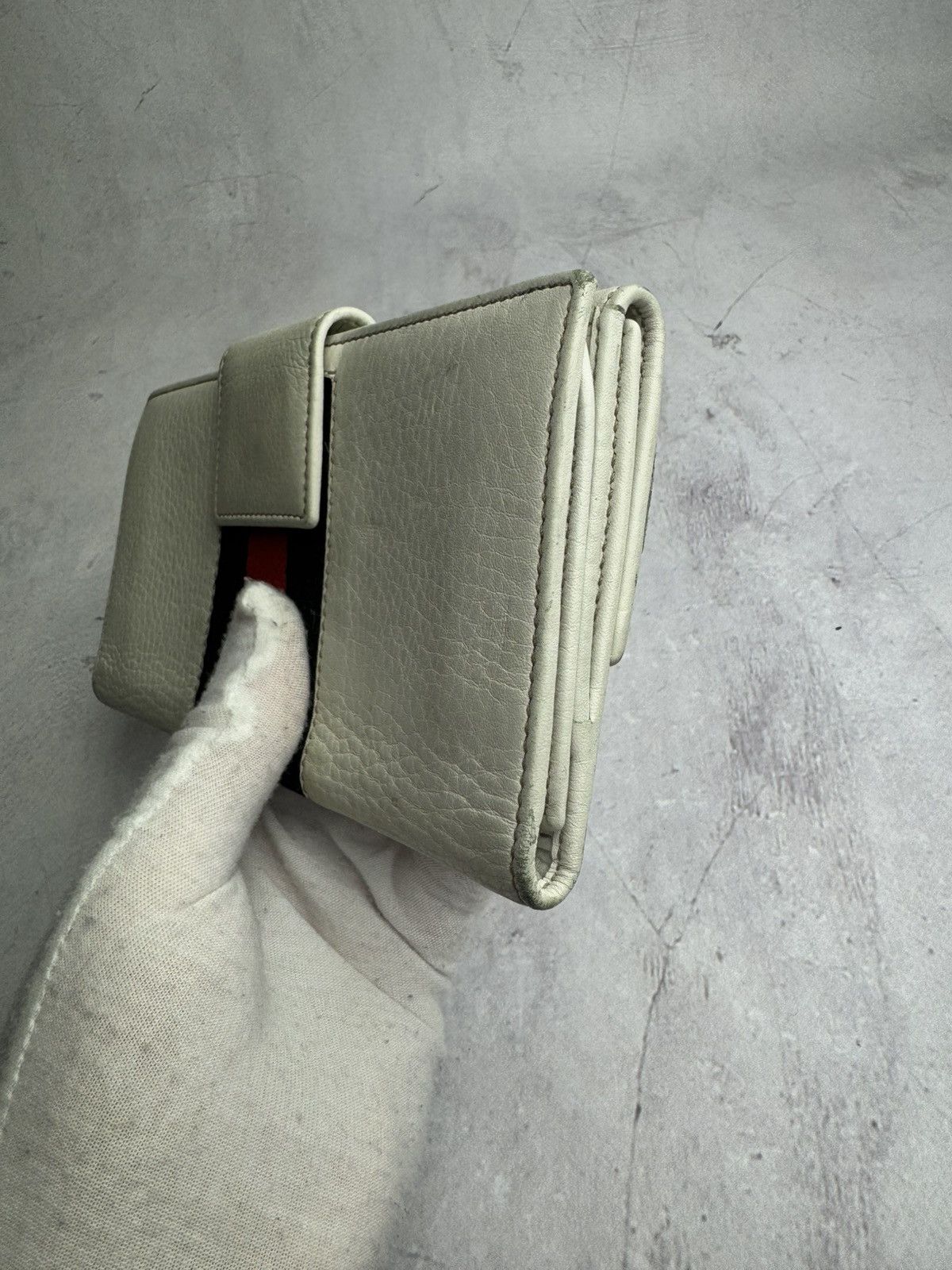 Gucci Gucci Wallet Vintage White Size ONE SIZE - 10 Thumbnail