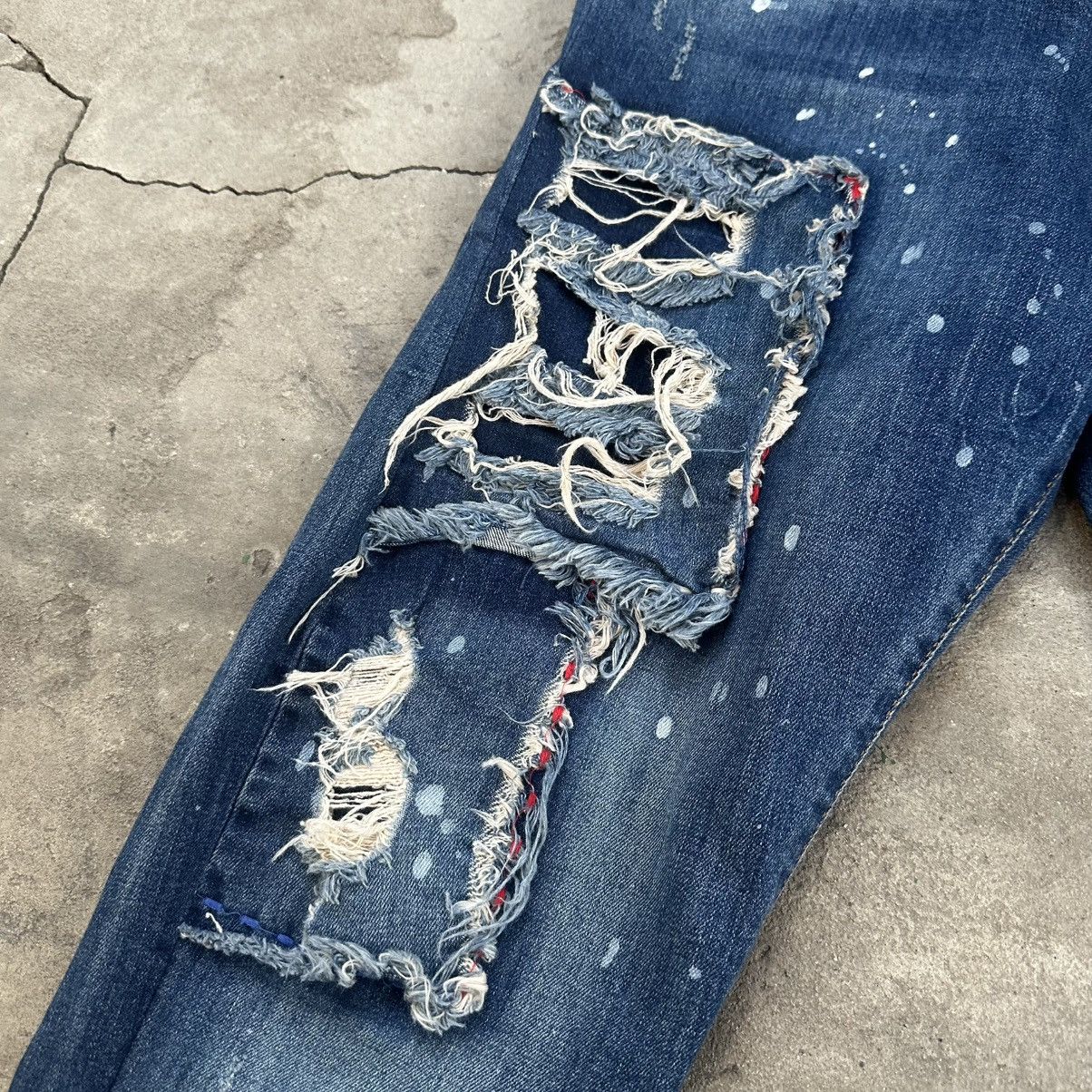 Dsquared2 Dsquared2 2014 patchwork Distressed Jeans Made In Italy Size US 32 / EU 48 - 4 Thumbnail