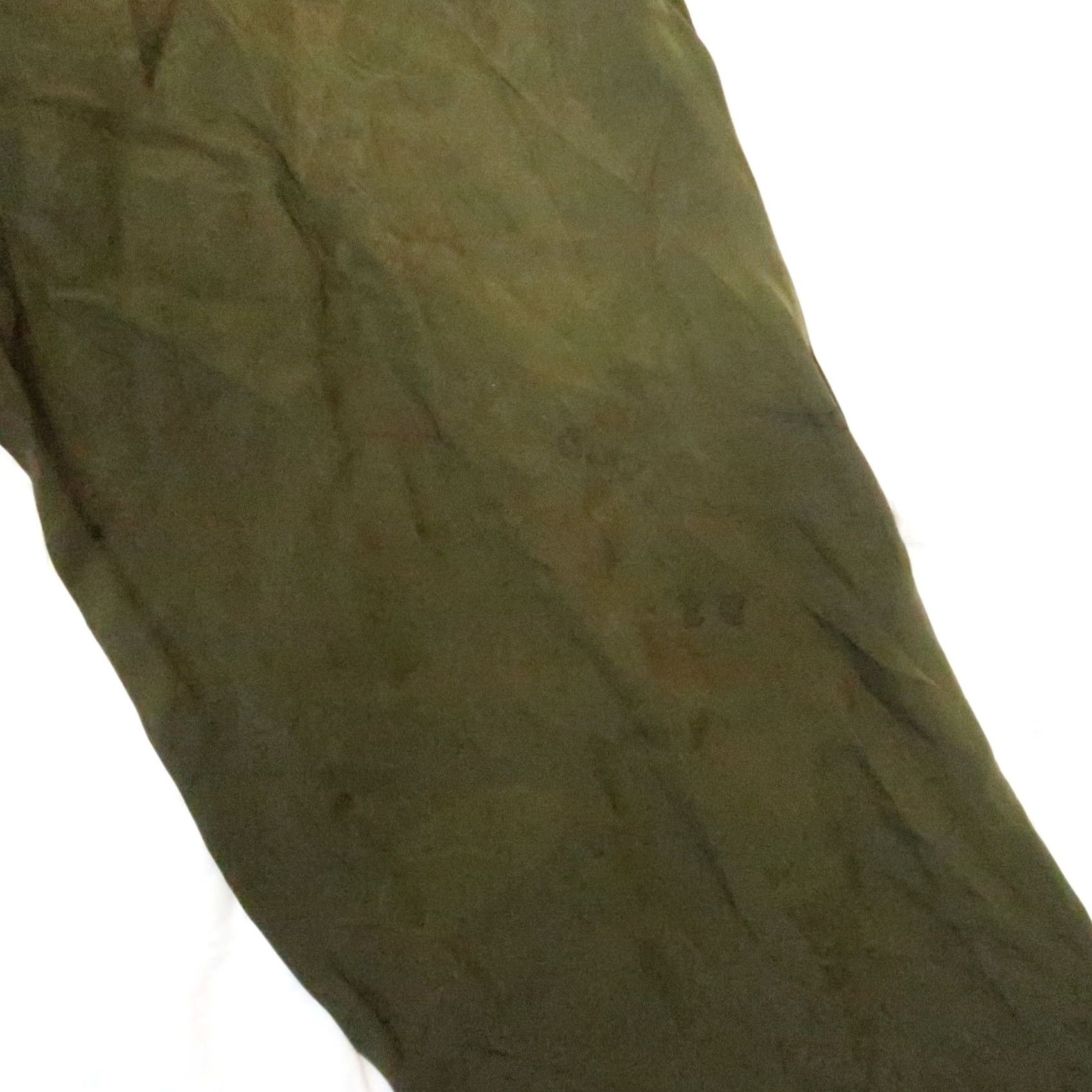 Vintage VINTAGE 90s R&M Richards Olive Green Silky Pull-On Pants 14 Regular Women Size 36" / US 14 / IT 50 - 6 Thumbnail