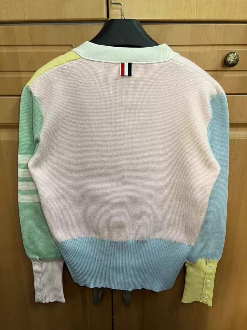 Thom Browne Thom Browne Color patchwork cardigan Size S / US 4 / IT 40 - 3 Thumbnail
