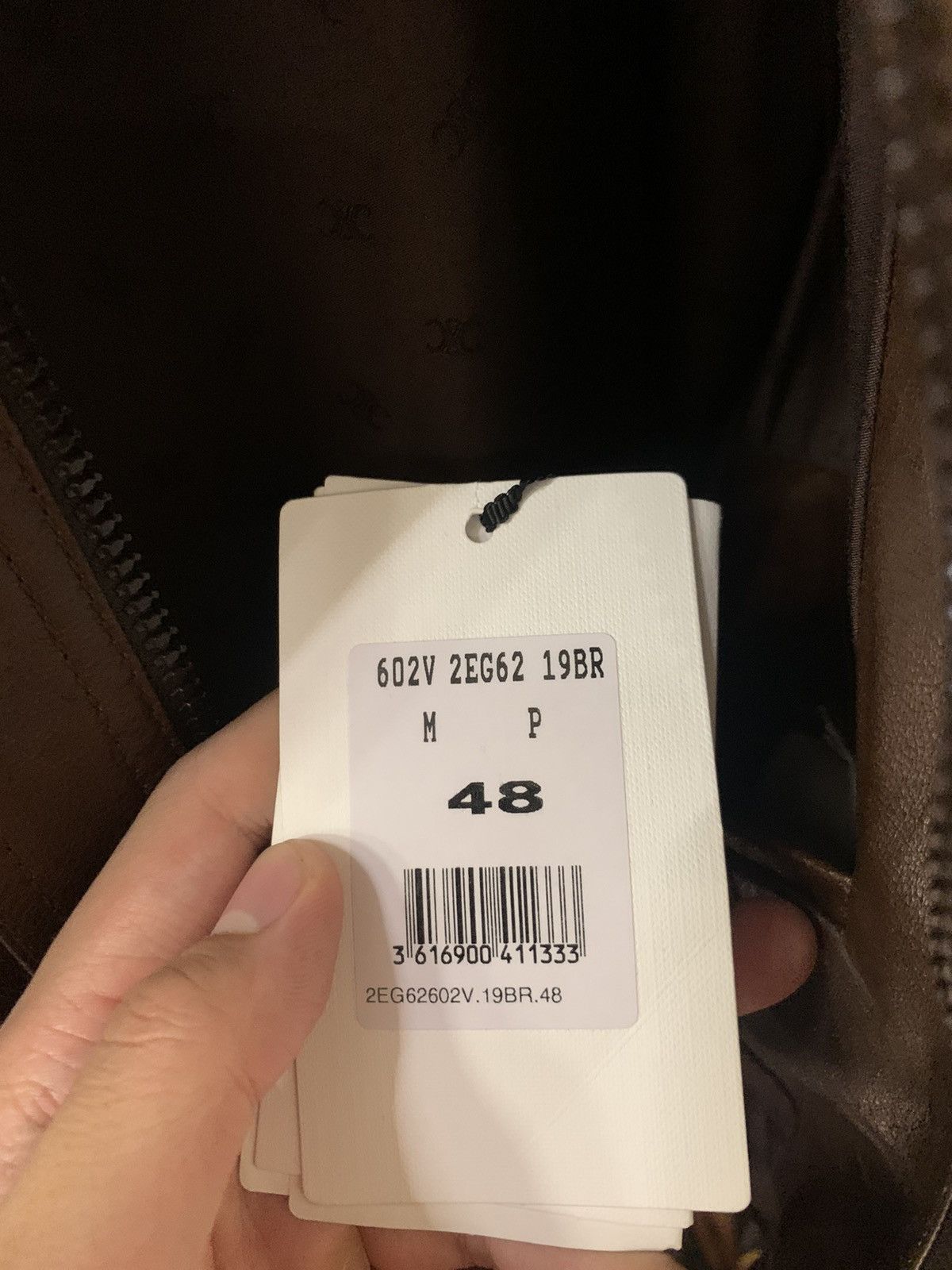 Celine Celine 2023FW Western Brown Lambskin Blouson Zip Jacket Size US M / EU 48-50 / 2 - 6 Thumbnail