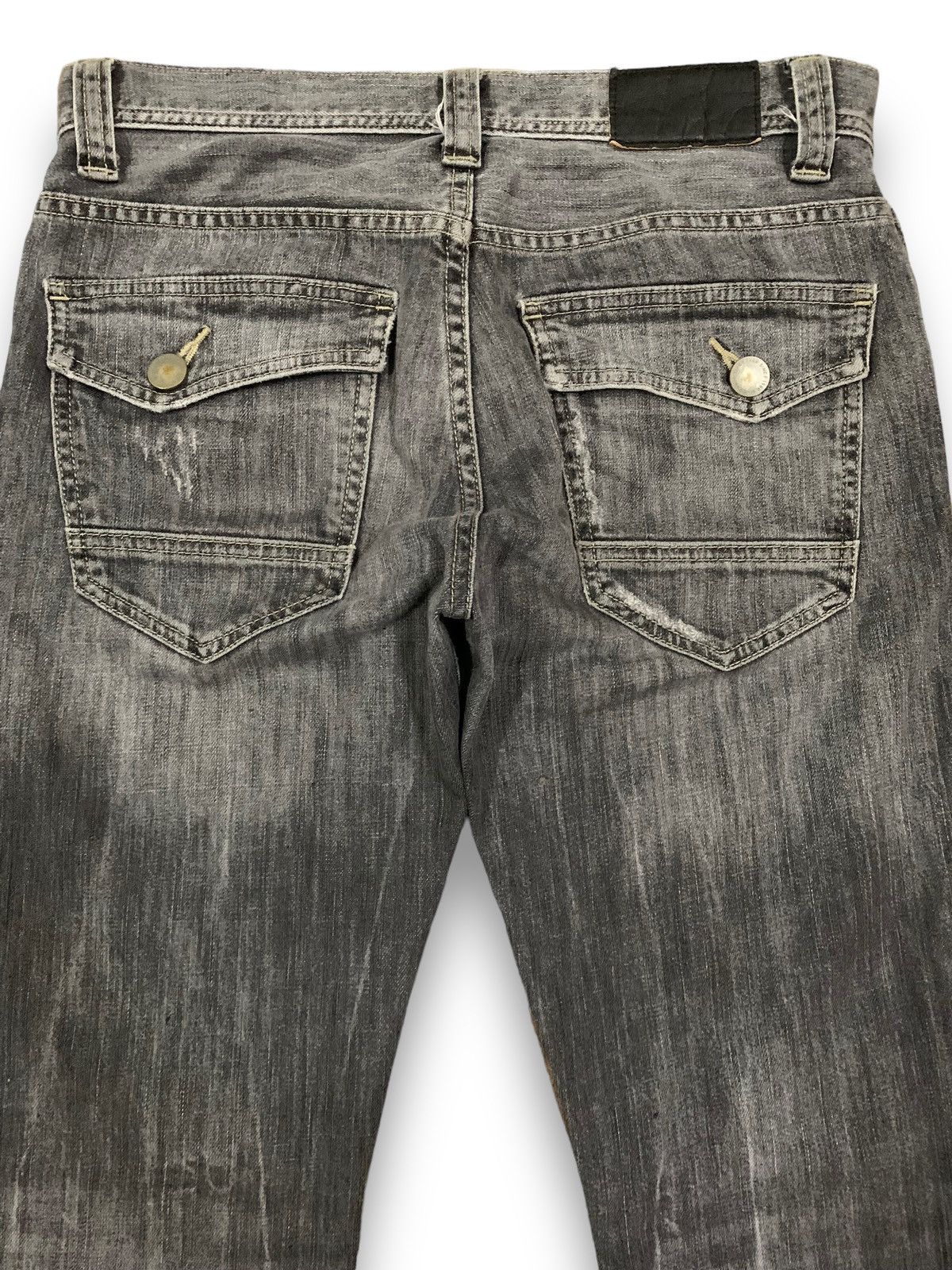 Undercover × Uniqlo Vintage Uniqlo Faded Wash Slim Bootcut Grunge Jeans Size US 31 - 12 Thumbnail