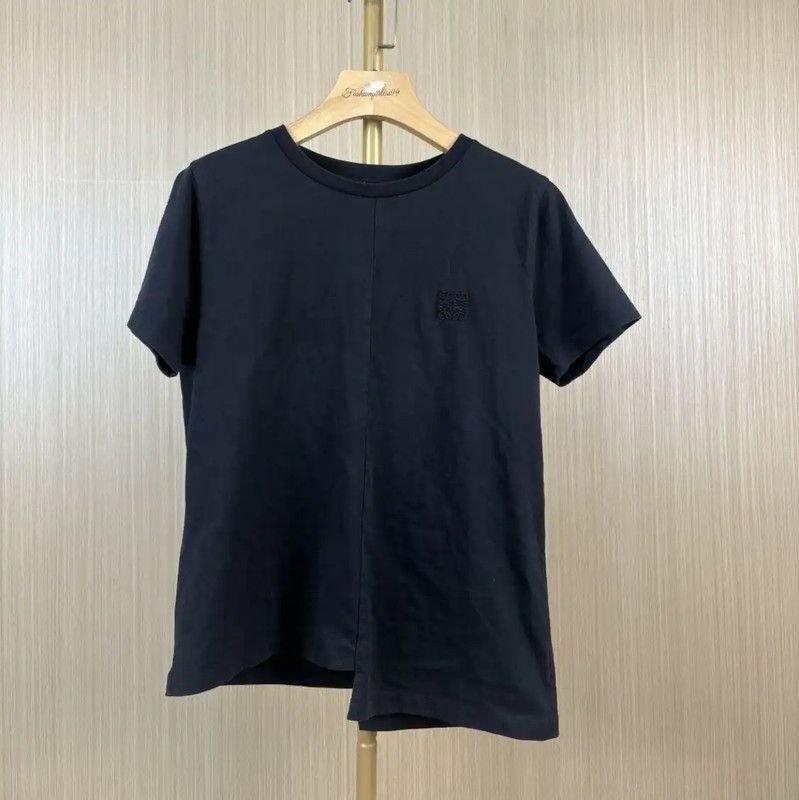 Loewe Loewe Black Cotton Women's T-Shirt 0089 Size M / US 6-8 / IT 42-44 - 1 Thumbnail