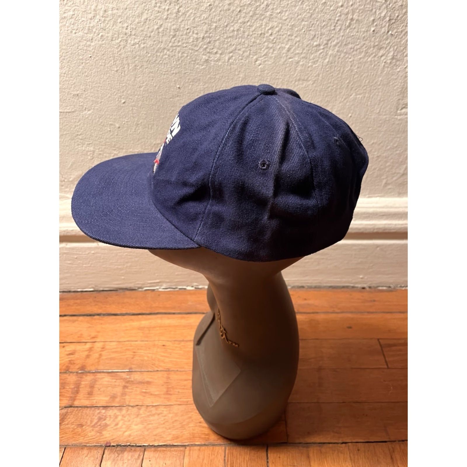 Vintage VINTAGE Mohr's Down Periscope Snapback Hat Casual 90s Movie Promo Kelsey Grammer One Size Blue Mens Adjustable Cap Size ONE SIZE - 4 Thumbnail